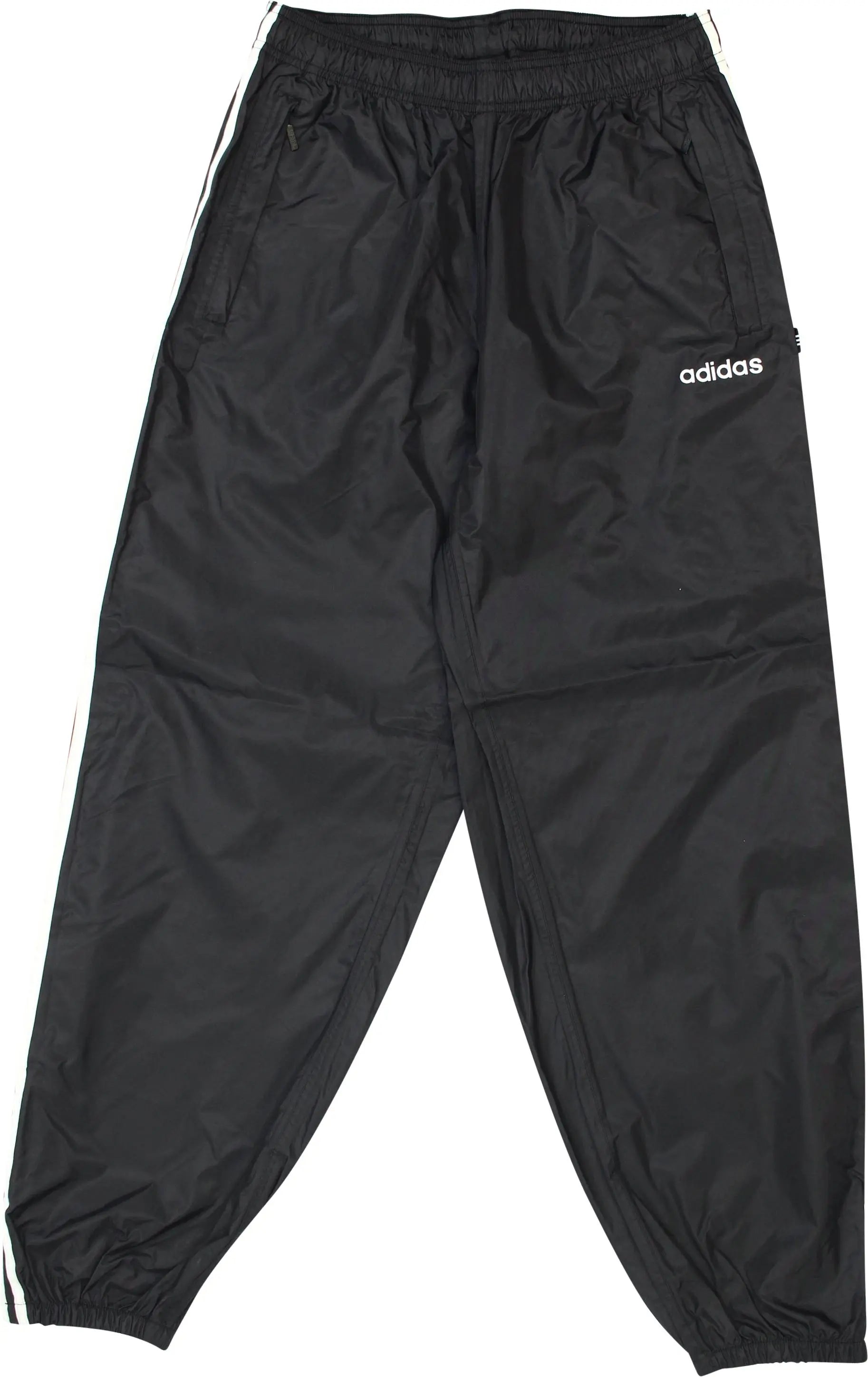 Black Rain Jacket Pants by Adidas ThriftTale - Main Image