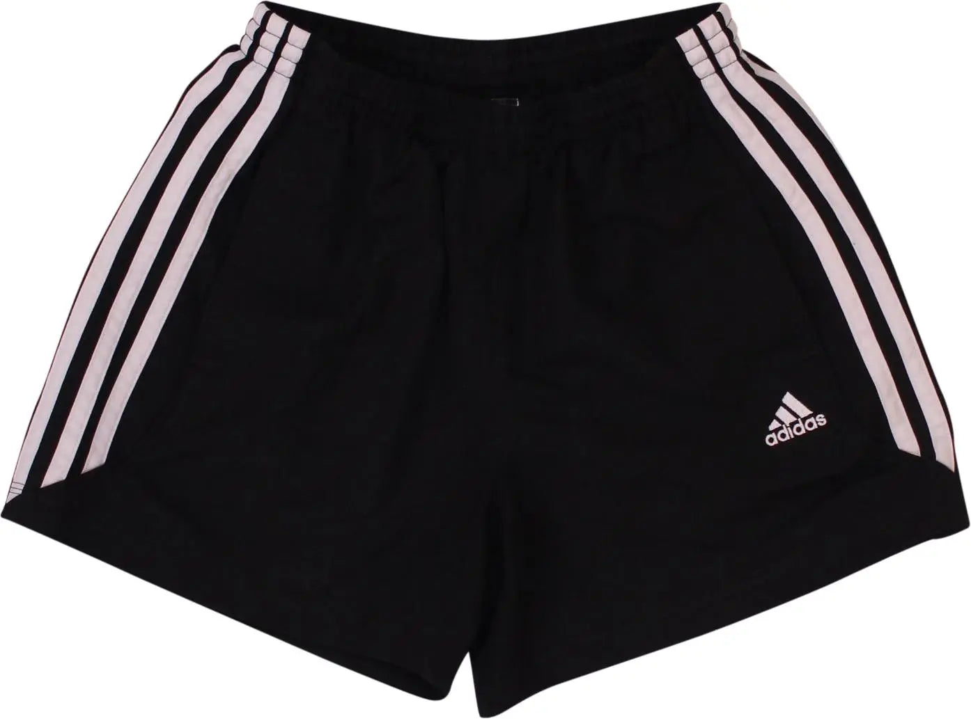 Adidas - Black Sport Shorts by Adidas- ThriftTale.com - Vintage and second handclothing