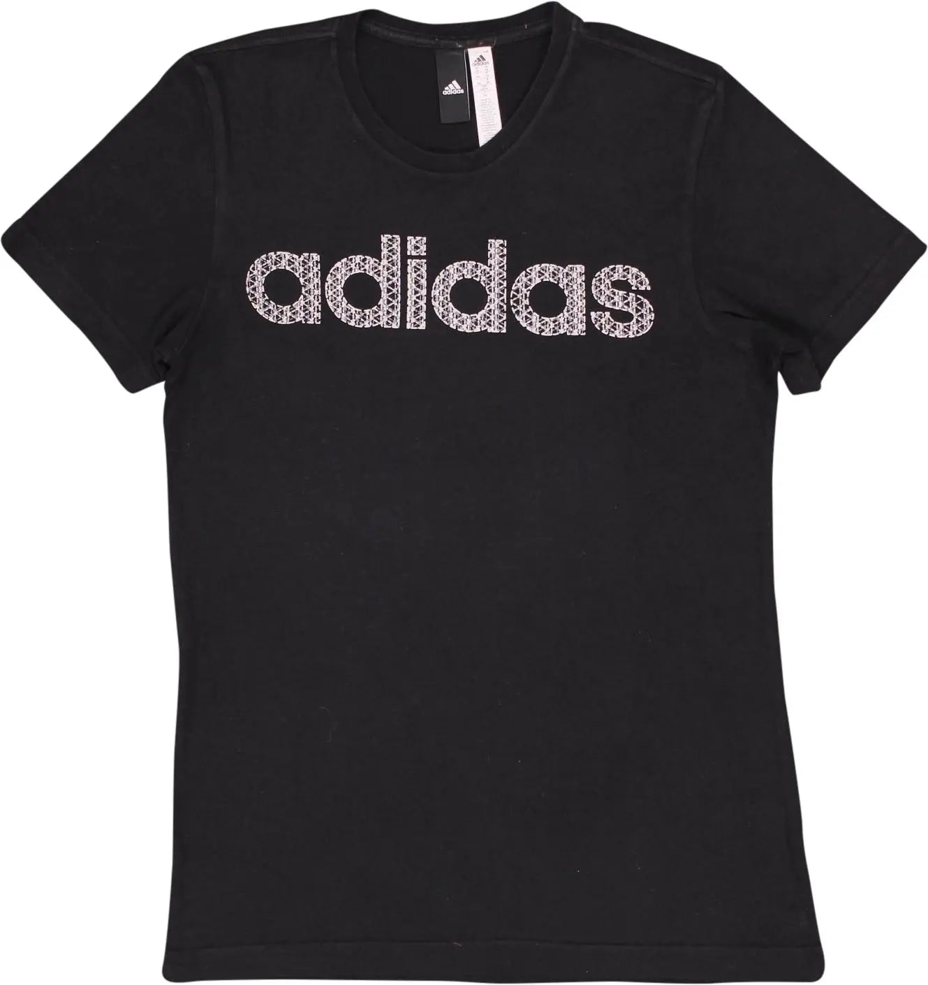 Adidas - Black T-shirt by Adidas- ThriftTale.com - Vintage and second handclothing