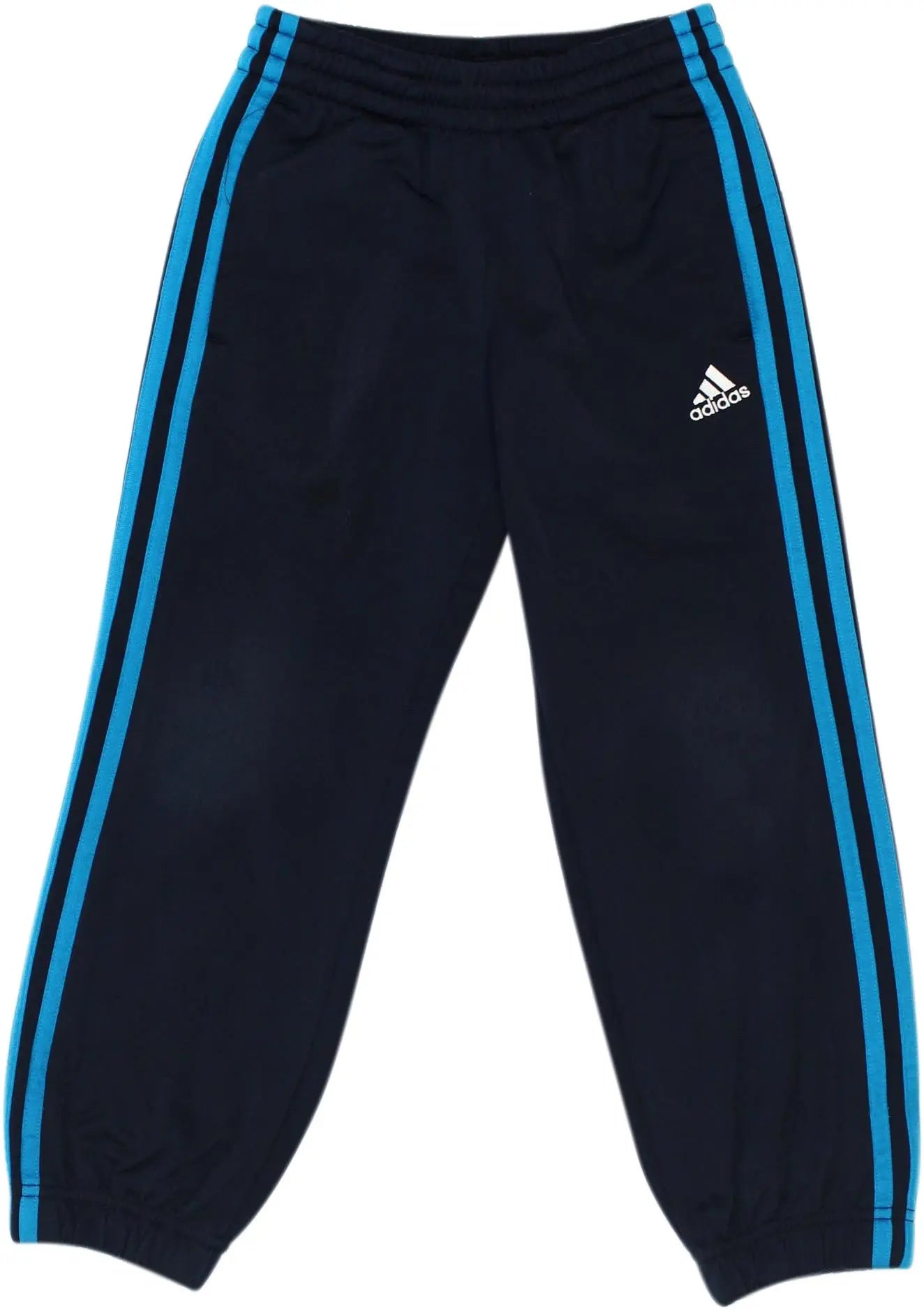 Adidas - Blue Joggers by Adidas- ThriftTale.com - Vintage and second handclothing