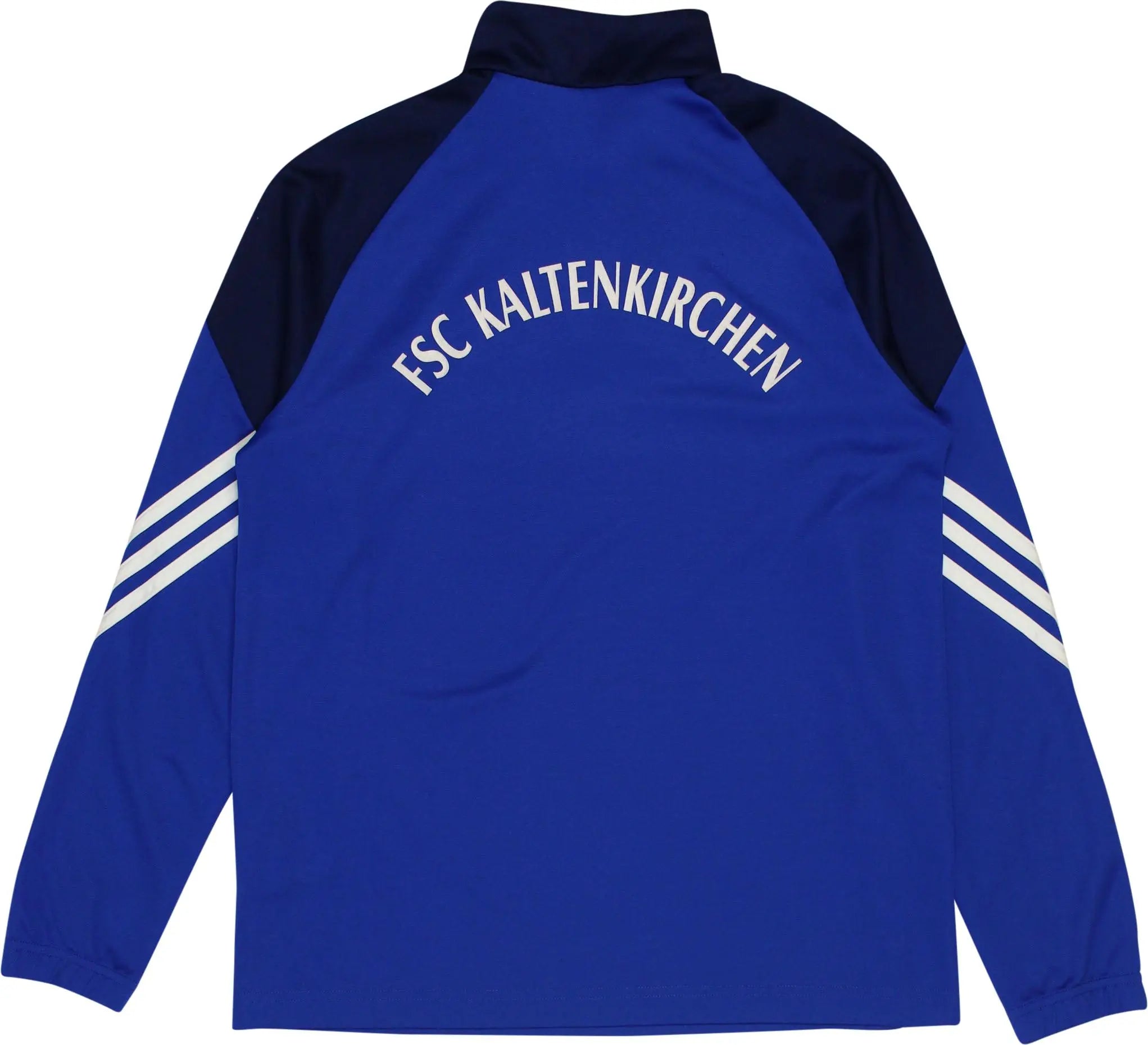 Adidas - Blue Long Sleeve Track Top by Adidas- ThriftTale.com - Vintage and second handclothing
