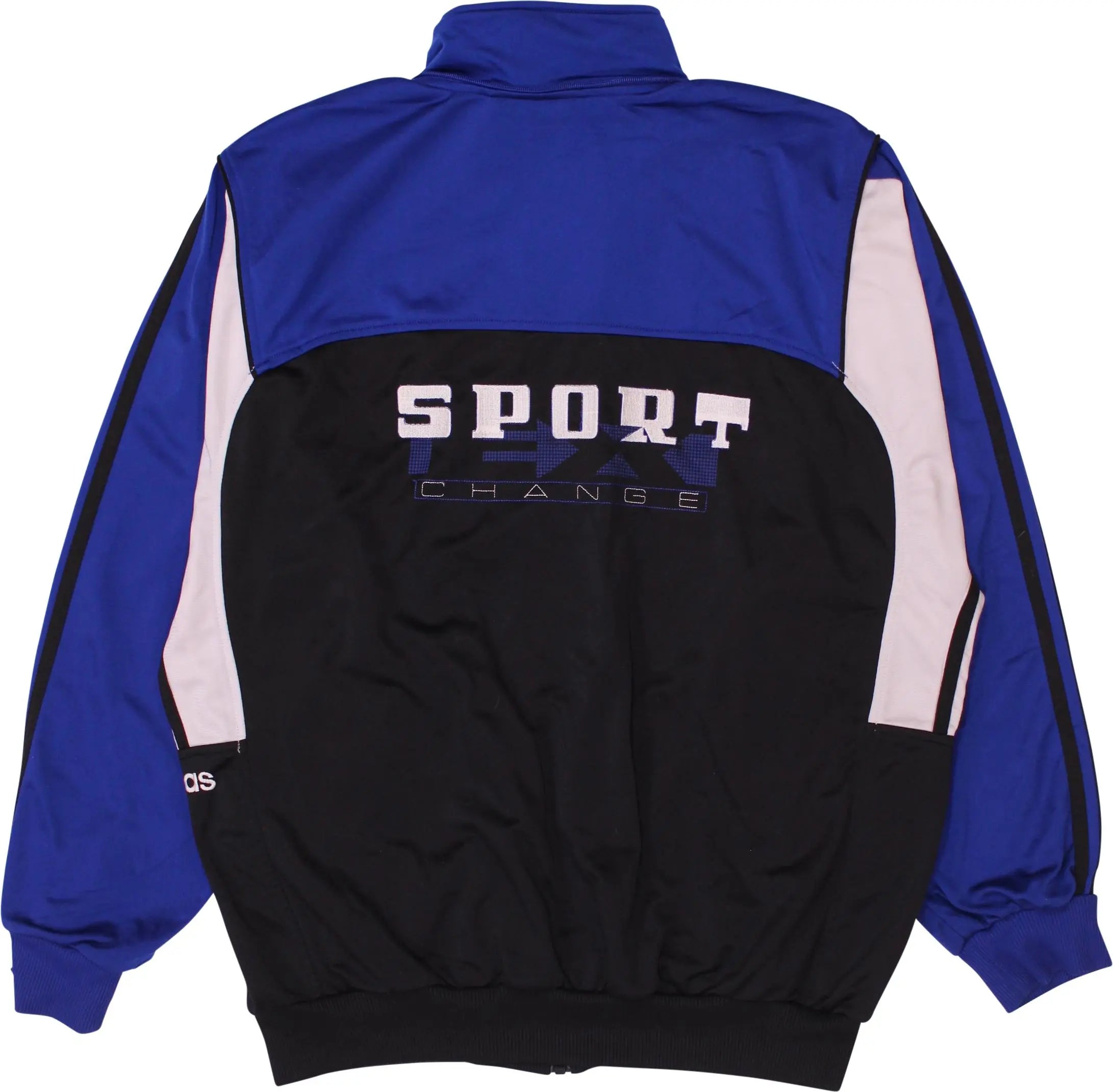 Adidas - Blue Sport Change Track Jacket by Adidas- ThriftTale.com - Vintage and second handclothing
