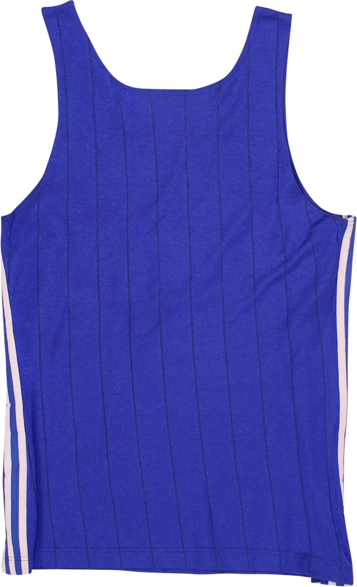 Adidas - Blue Tank Top by Adidas- ThriftTale.com - Vintage and second handclothing