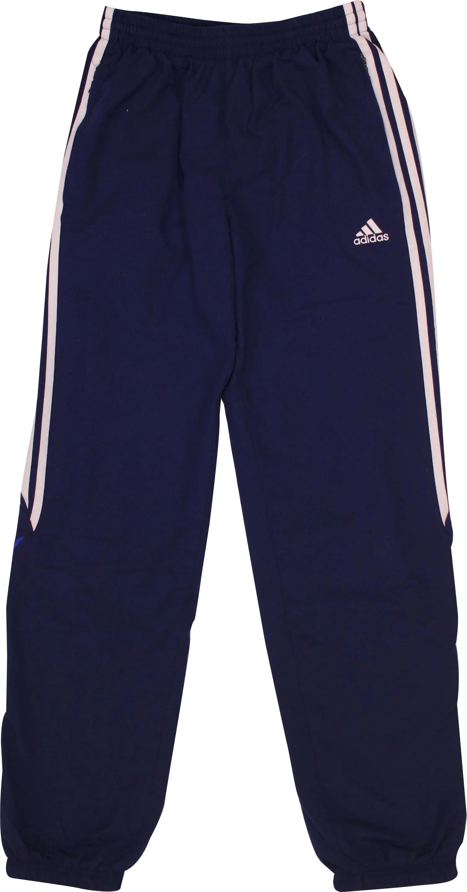 Adidas - Blue Track Pants by Adidas- ThriftTale.com - Vintage and second handclothing