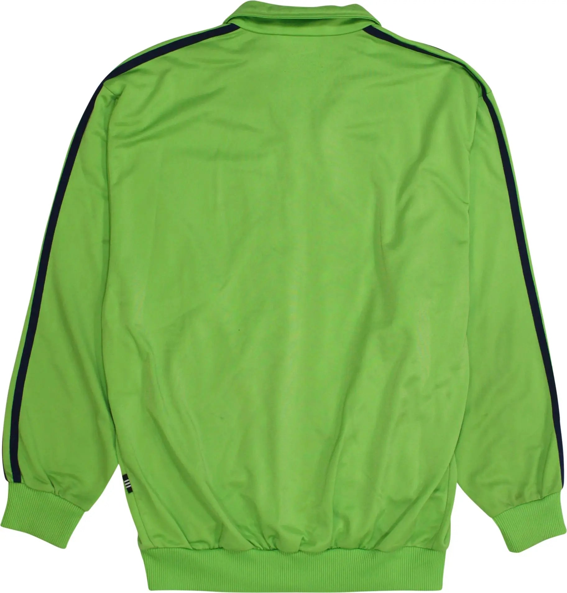 Adidas - Bright Green Track Jacket by Adidas- ThriftTale.com - Vintage and second handclothing