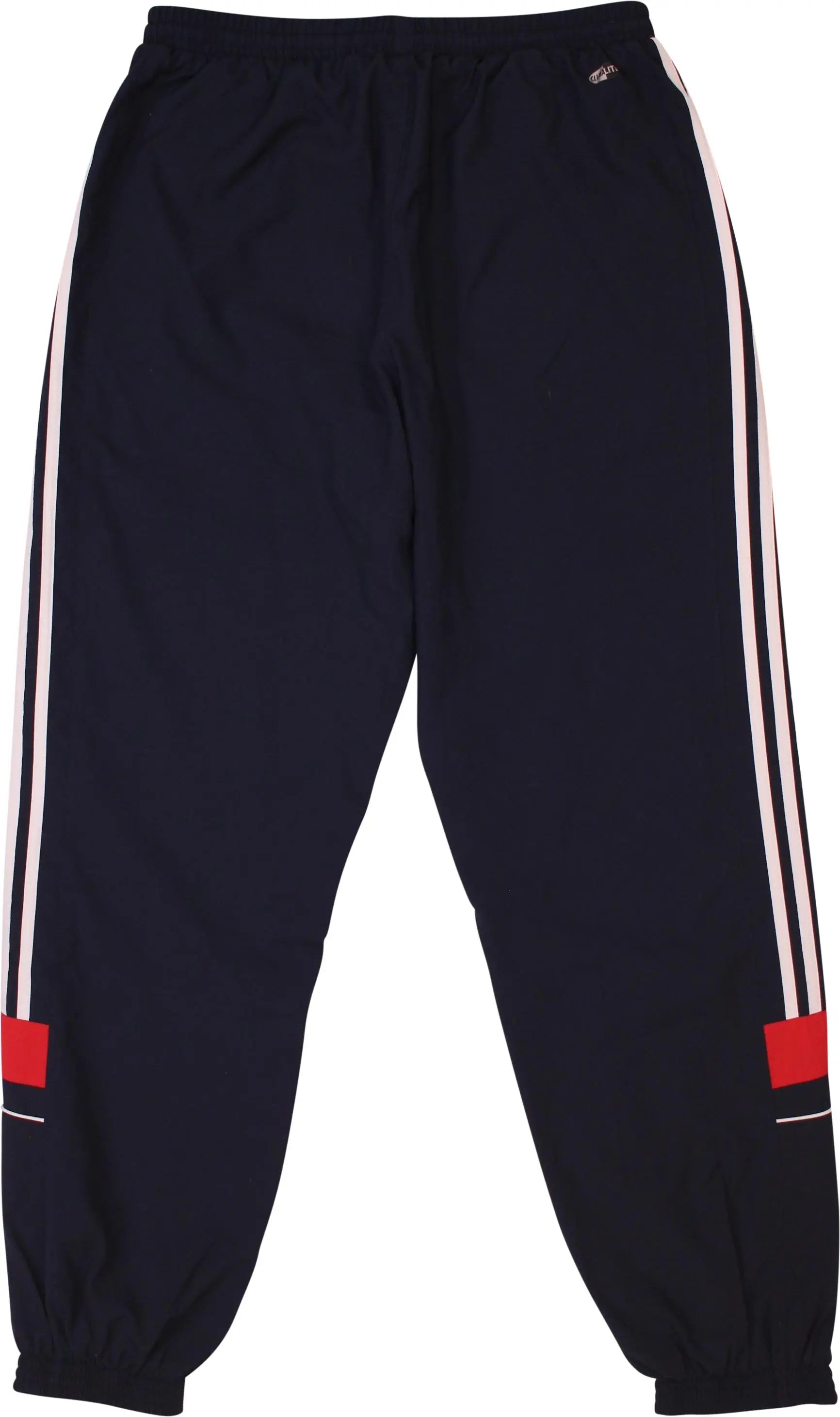 Adidas - Dark Blue Track Pants by Adidas- ThriftTale.com - Vintage and second handclothing