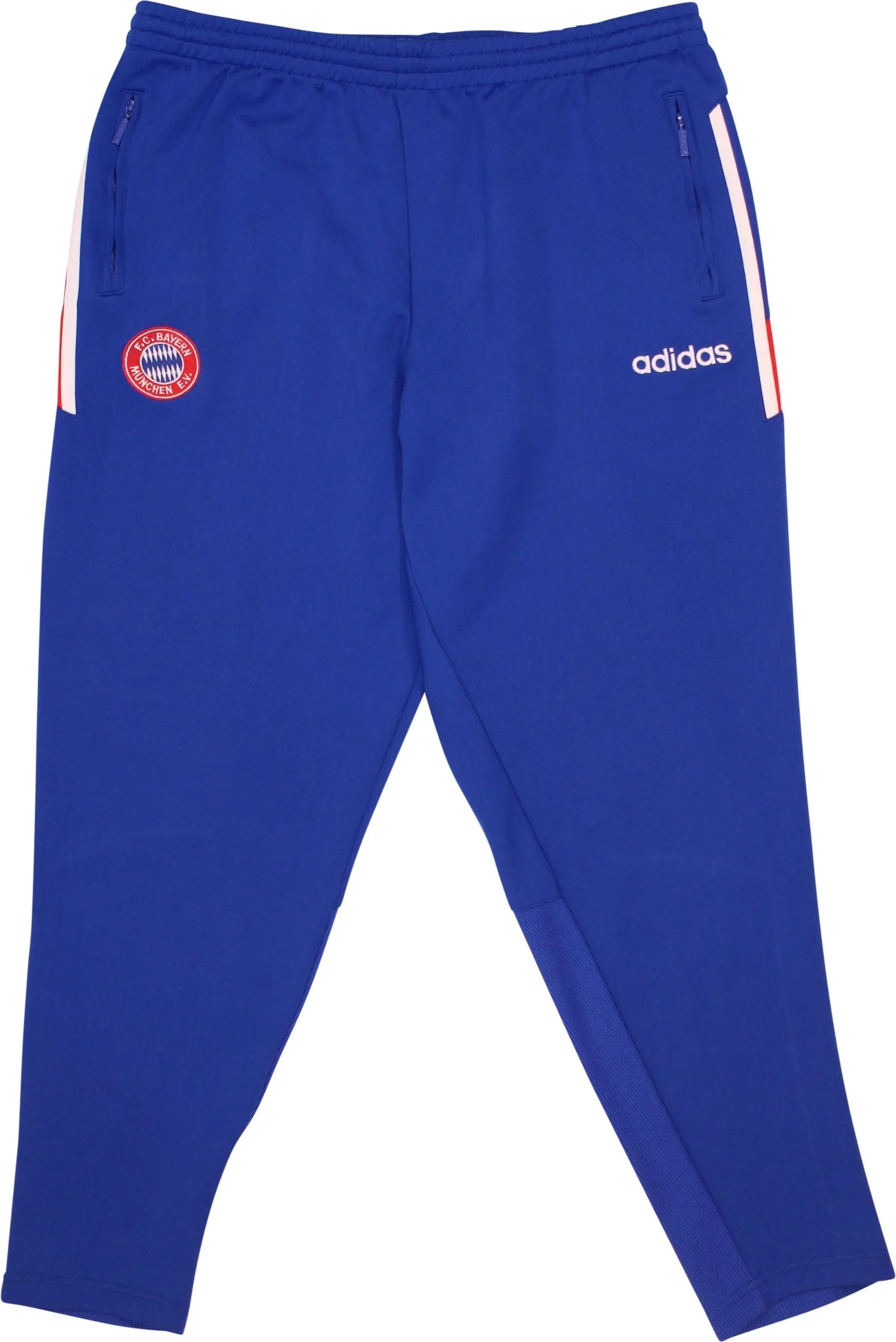 Adidas - F.C. Bayern Adidas Trousers- ThriftTale.com - Vintage and second handclothing