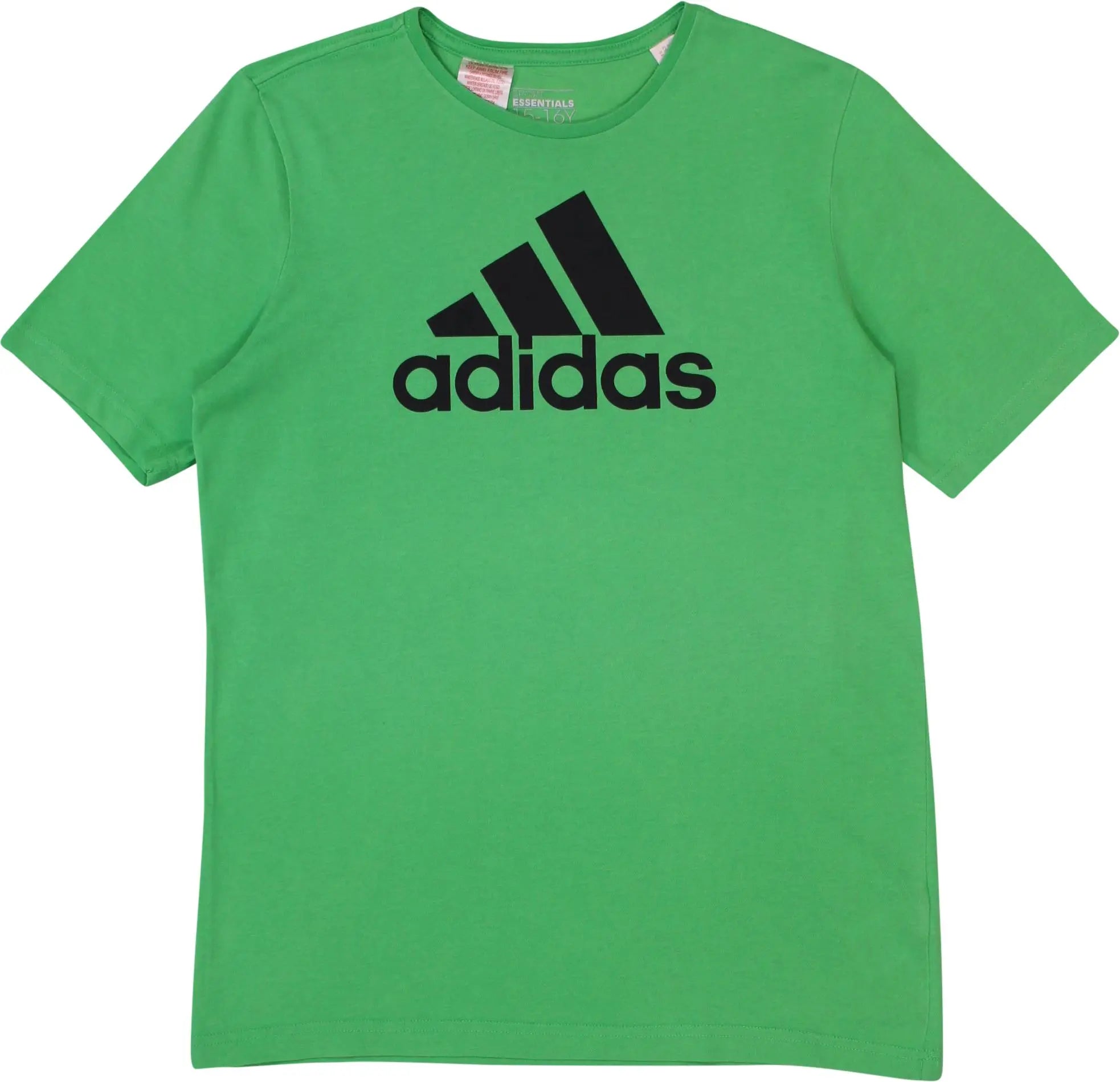 Adidas - Green Sport T-shirt by Adidas- ThriftTale.com - Vintage and second handclothing