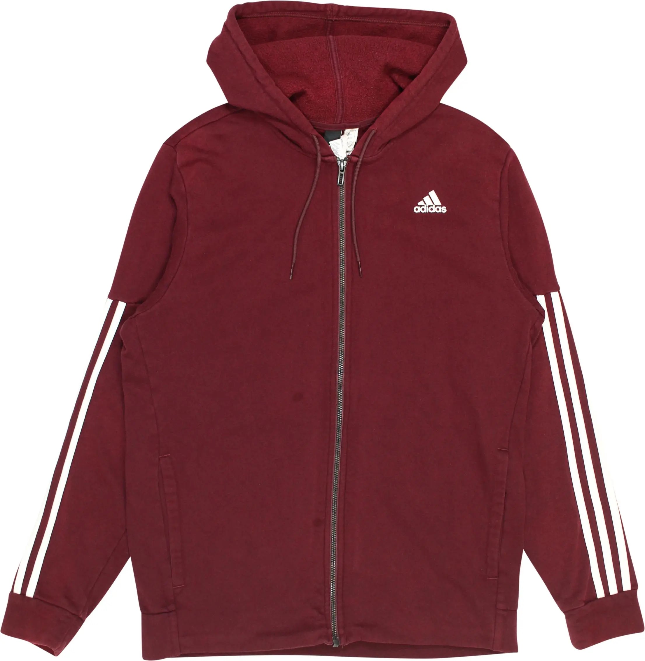 Adidas - Hoodie Zip-Up by Adidas- ThriftTale.com - Vintage and second handclothing