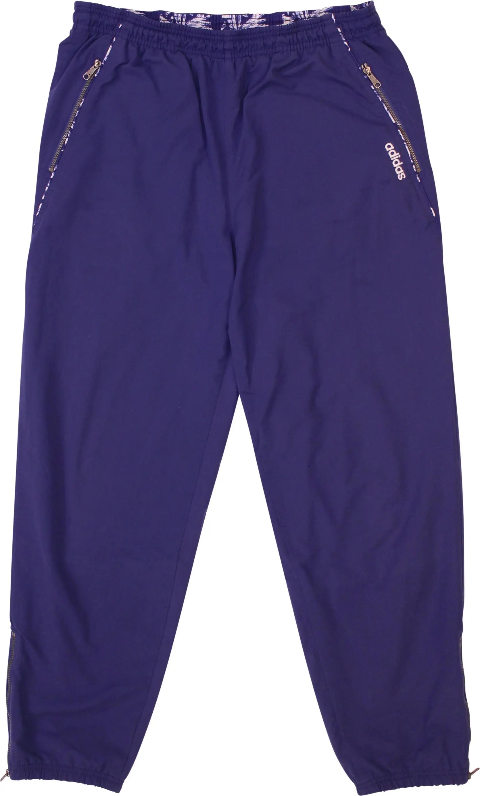 Adidas - Purple Adidas Track Pants- ThriftTale.com - Vintage and second handclothing