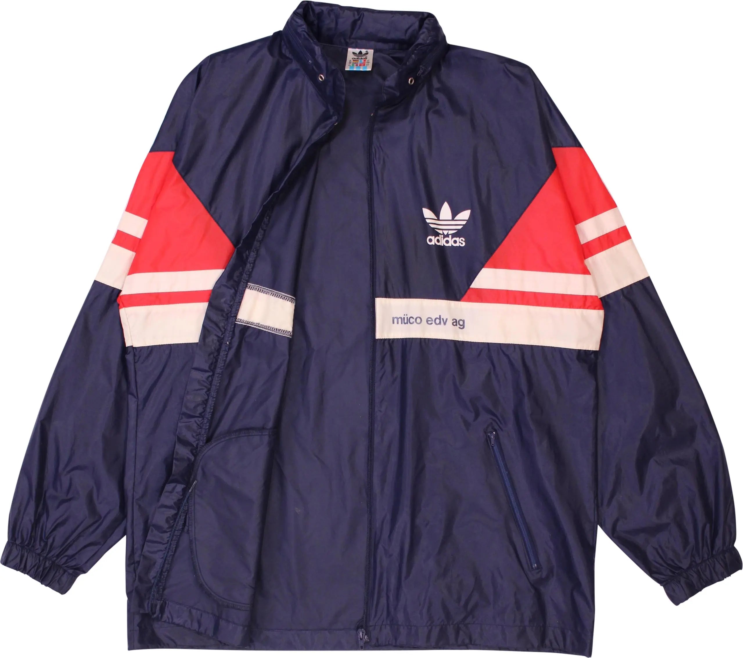 Adidas - Rain Jacket By Adidas- ThriftTale.com - Vintage and second handclothing