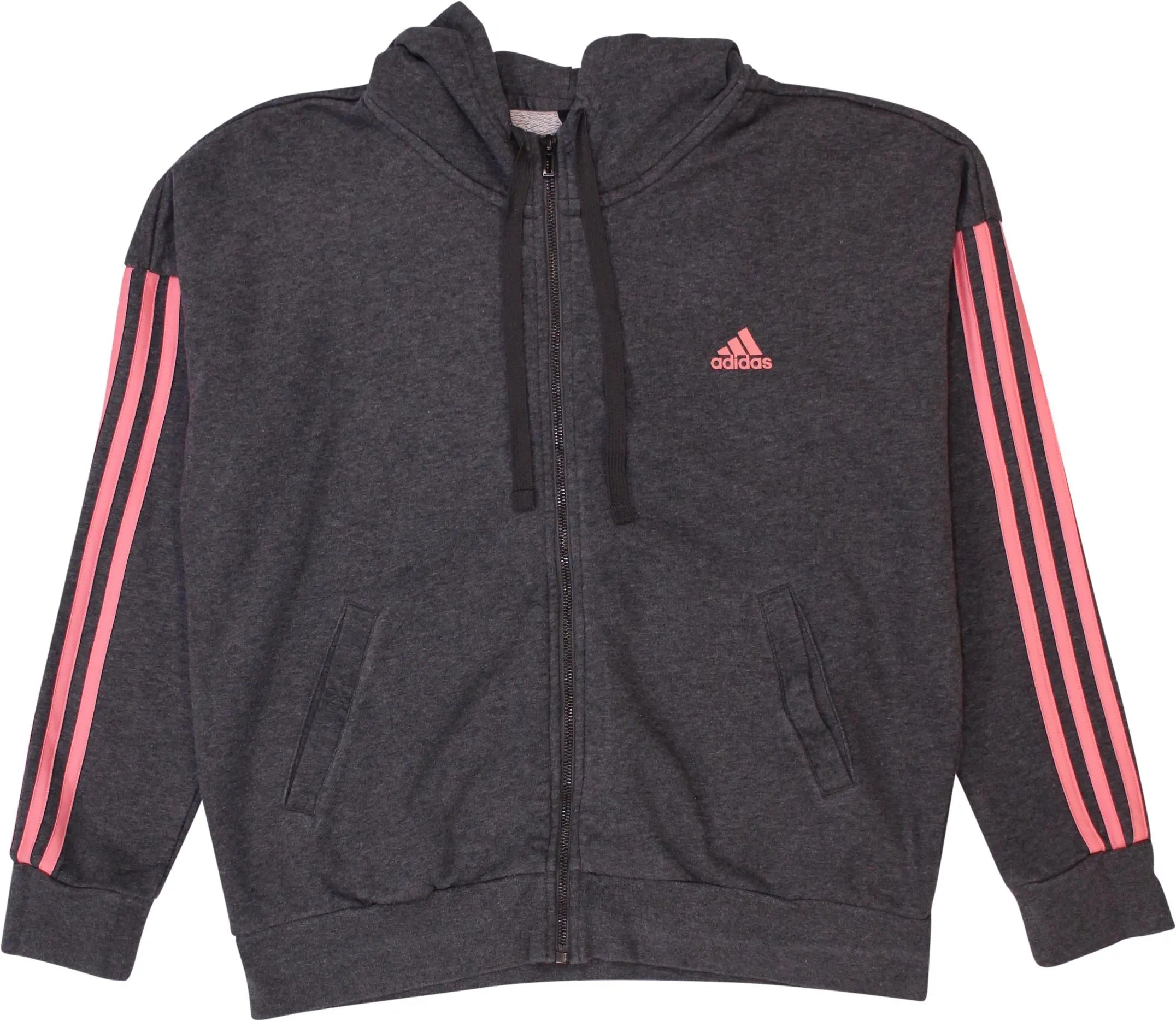 Adidas - Sports Vest with Hoodie by Adidas- ThriftTale.com - Vintage and second handclothing