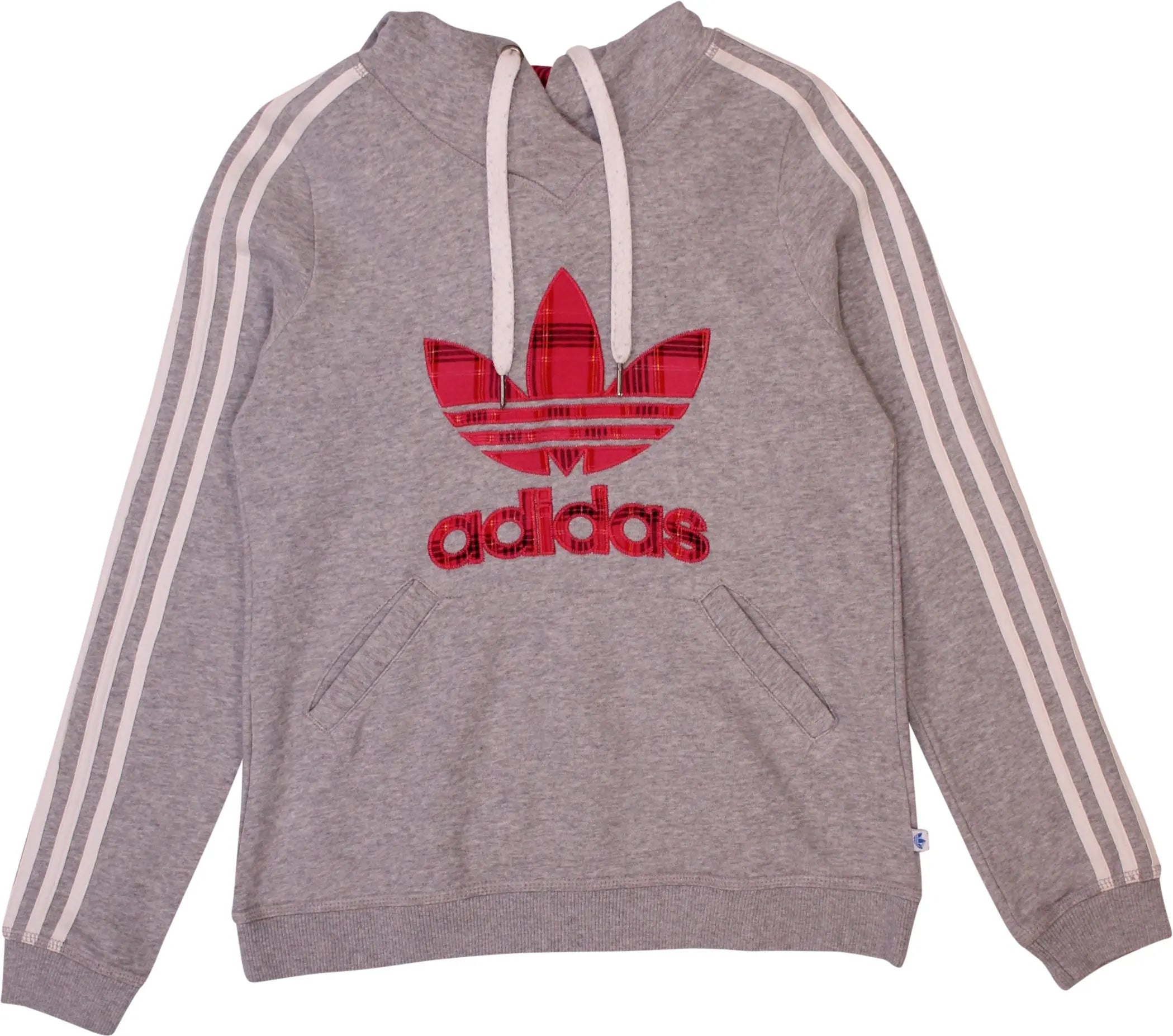 Adidas - Sweater with Hoodie by Adidas- ThriftTale.com - Vintage and second handclothing