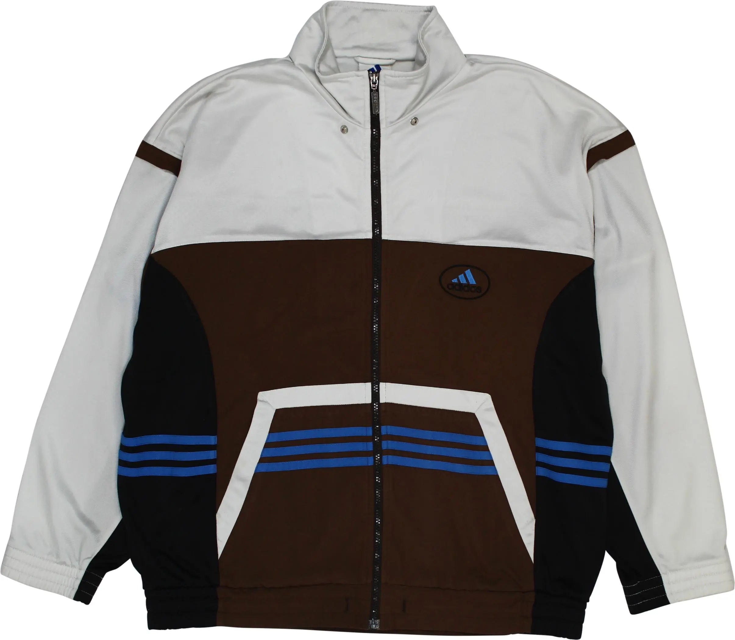 Adidas - Track Jacket with Removable Sleeves by Adidas- ThriftTale.com - Vintage and second handclothing