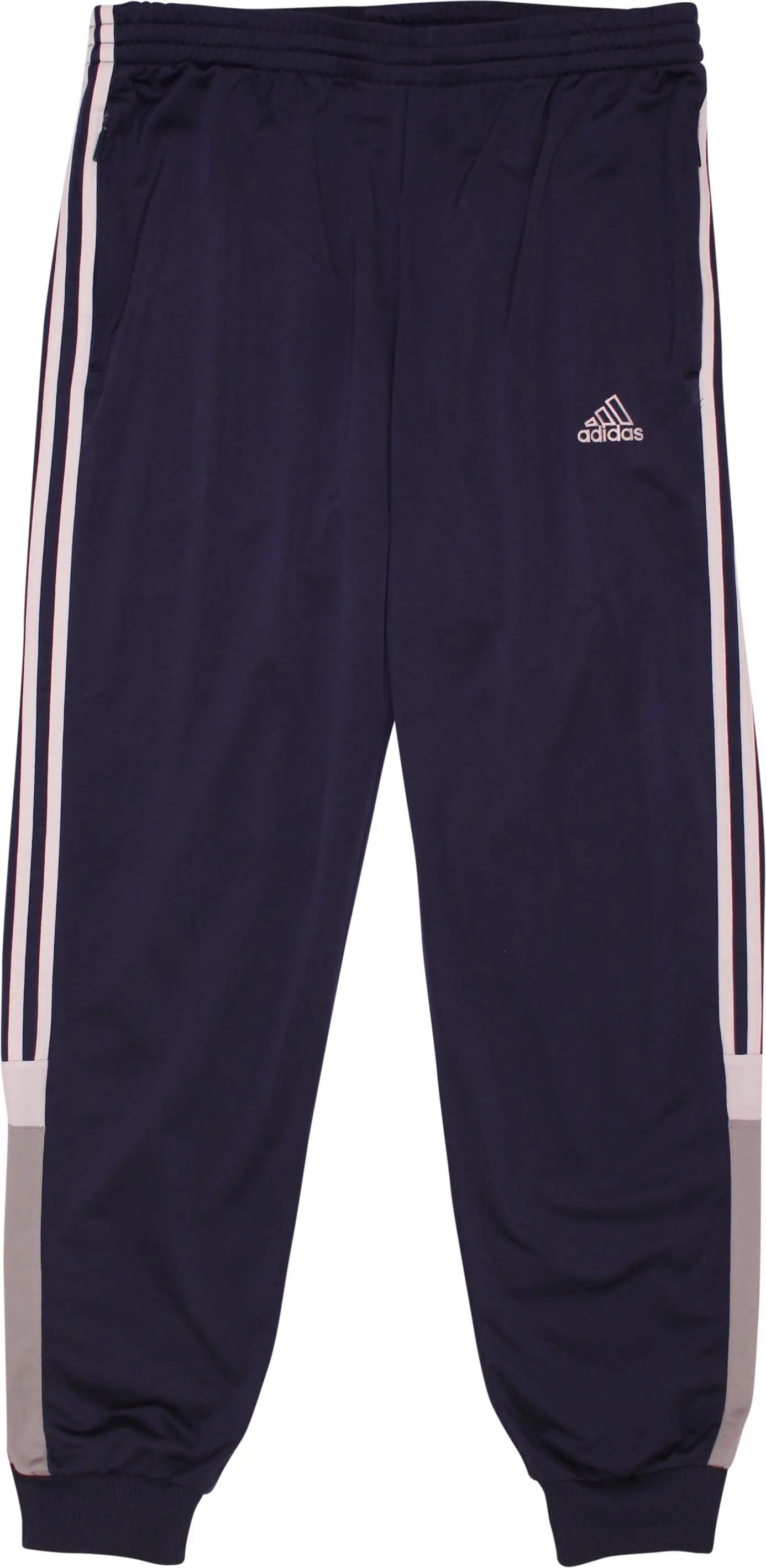 Adidas - Vintage Blue Joggers by Adidas- ThriftTale.com - Vintage and second handclothing