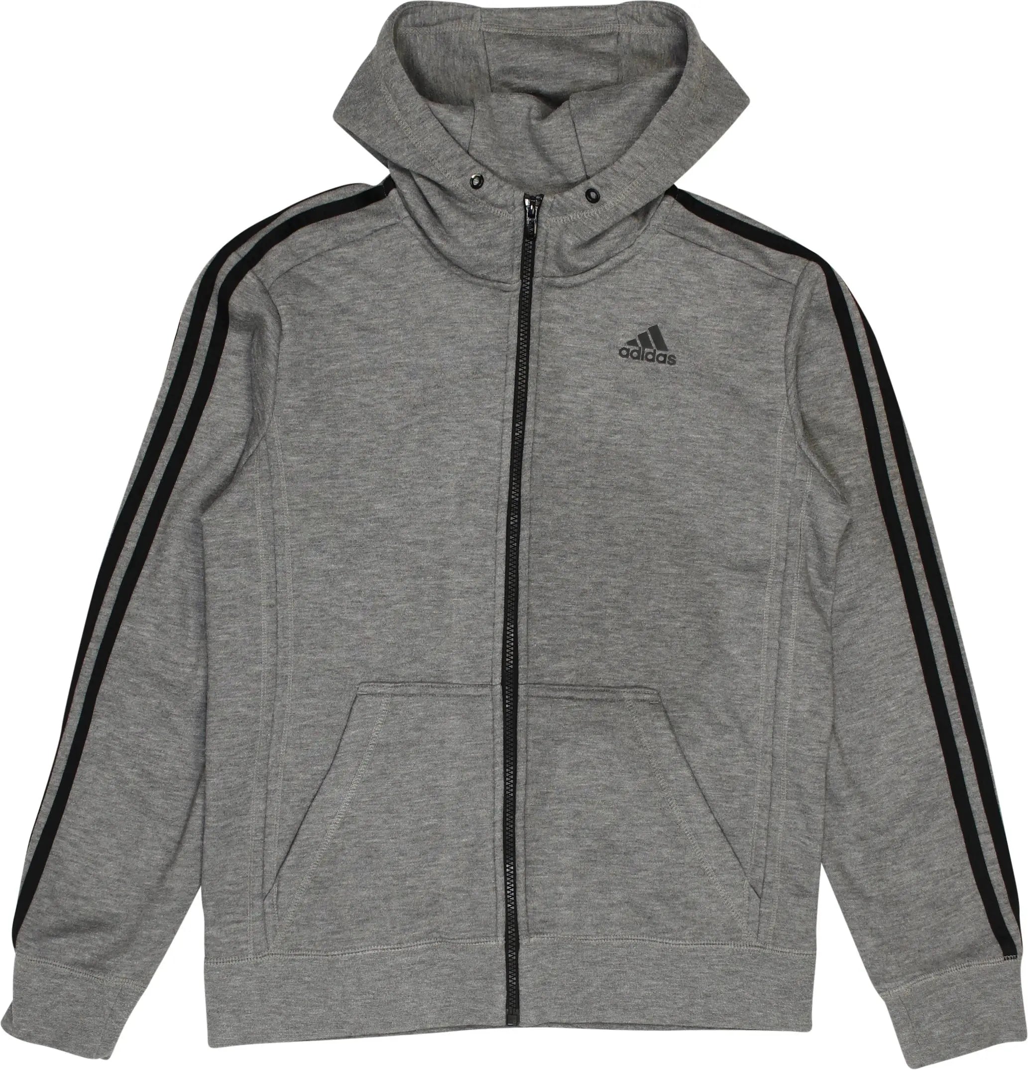 Adidas - Zip Up Hoodie by Adidas- ThriftTale.com - Vintage and second handclothing