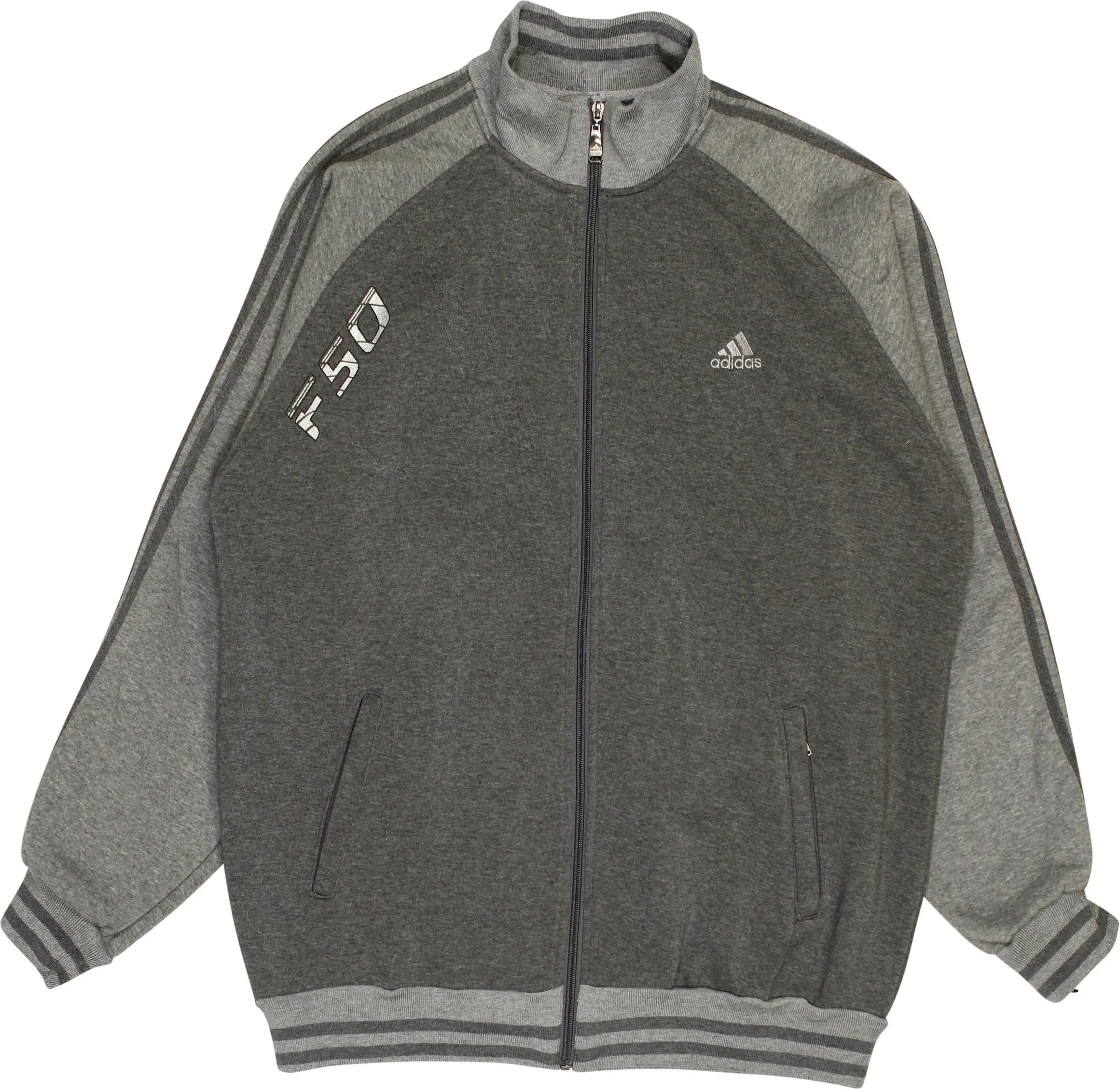 Adidas - Zip Up Sweater- ThriftTale.com - Vintage and second handclothing