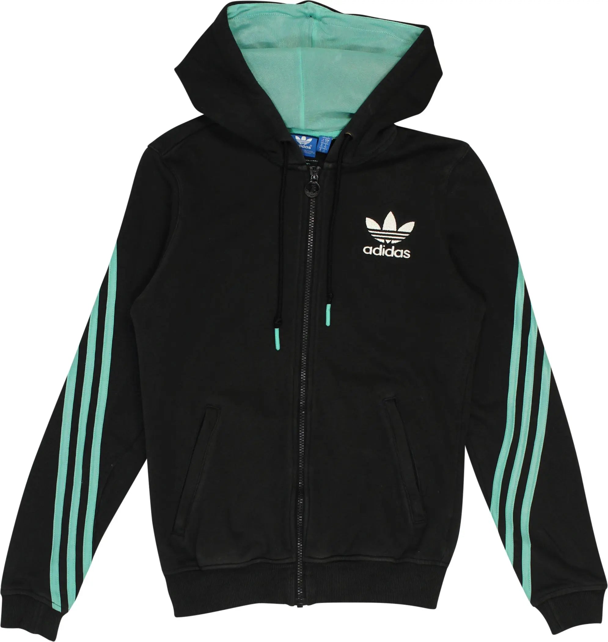Adidas - Zip-up Hoodie by Adidas- ThriftTale.com - Vintage and second handclothing