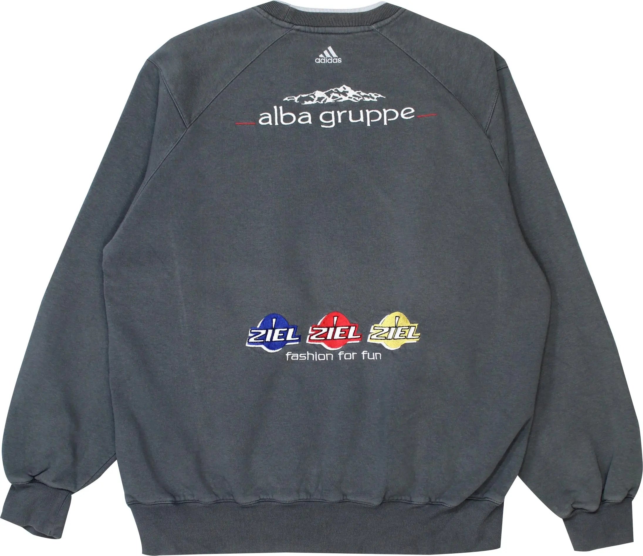 Adidas - 'Alba Gruppe' Crewneck Sweatshirt by Adidas- ThriftTale.com - Vintage and second handclothing