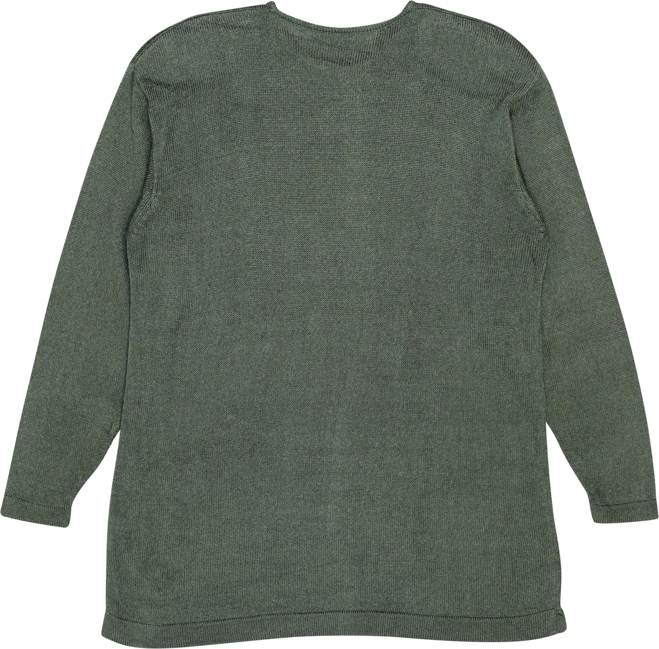 Advance - Green Plain Jumper- ThriftTale.com - Vintage and second handclothing