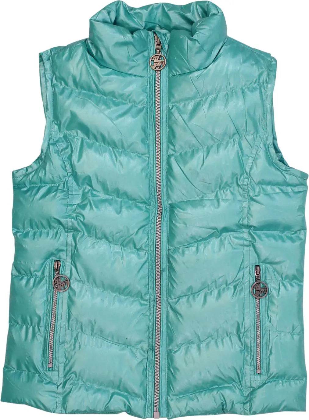 Ai-girl - Green Bodywarmer- ThriftTale.com - Vintage and second handclothing