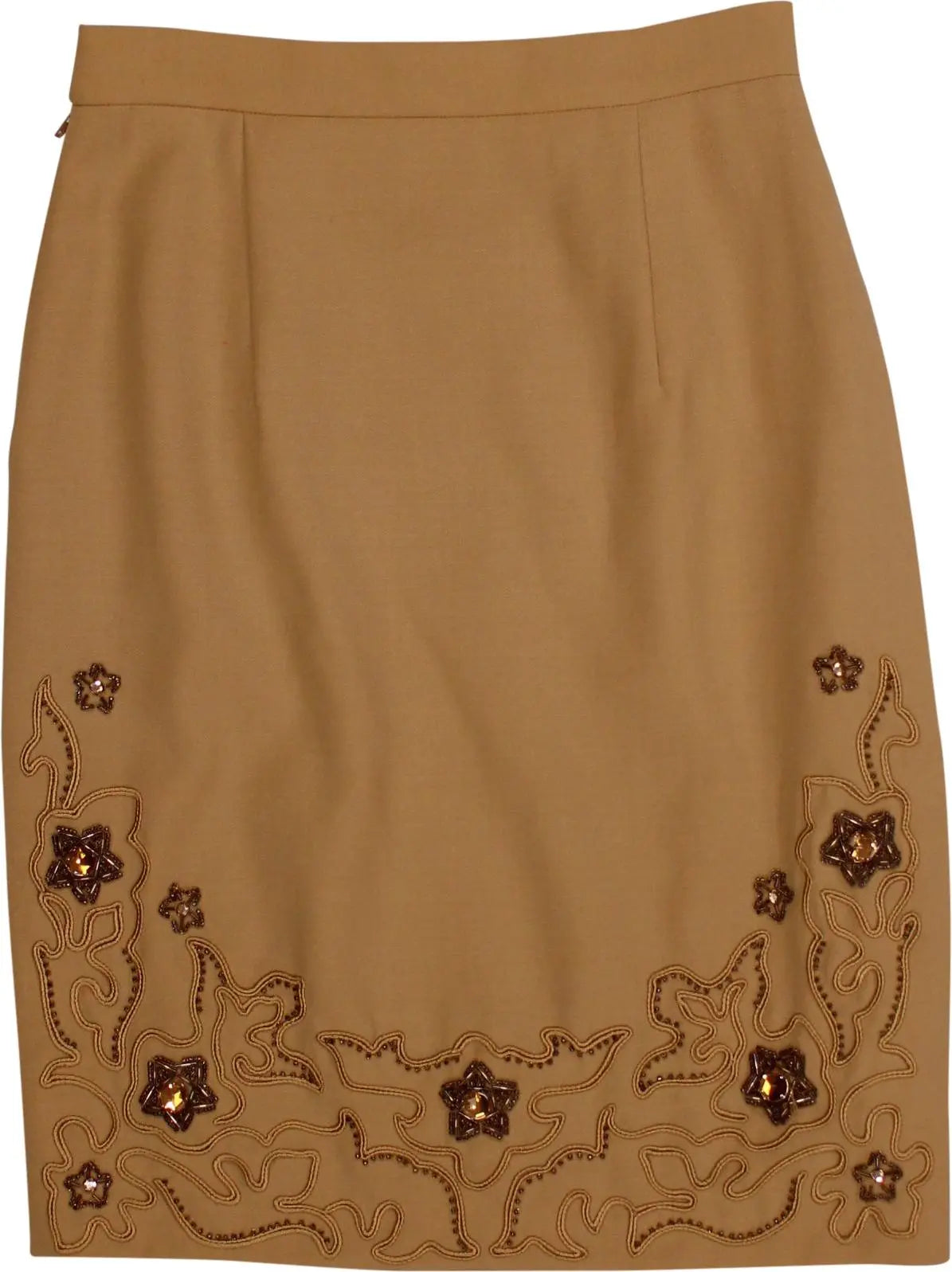 Alberta Ferretti - Beaded Italian Skirt- ThriftTale.com - Vintage and second handclothing