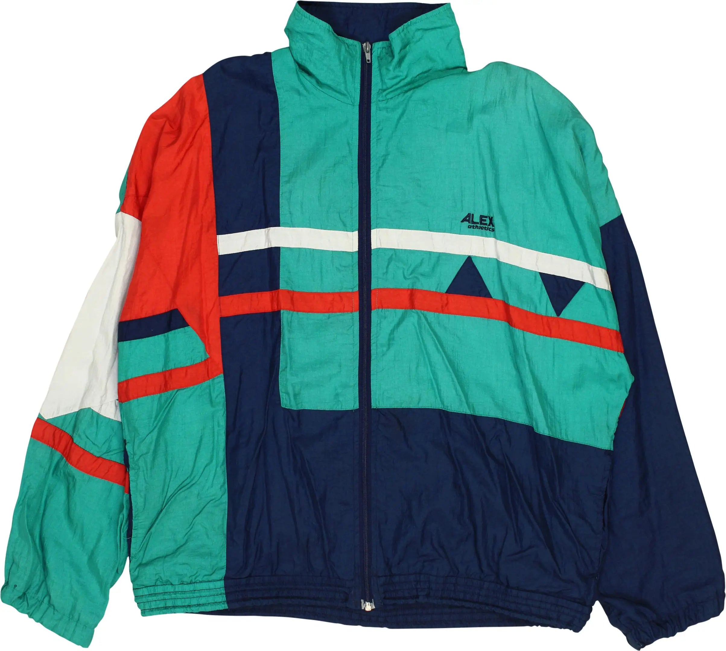 Alex Athletics - 90s Windbreaker- ThriftTale.com - Vintage and second handclothing