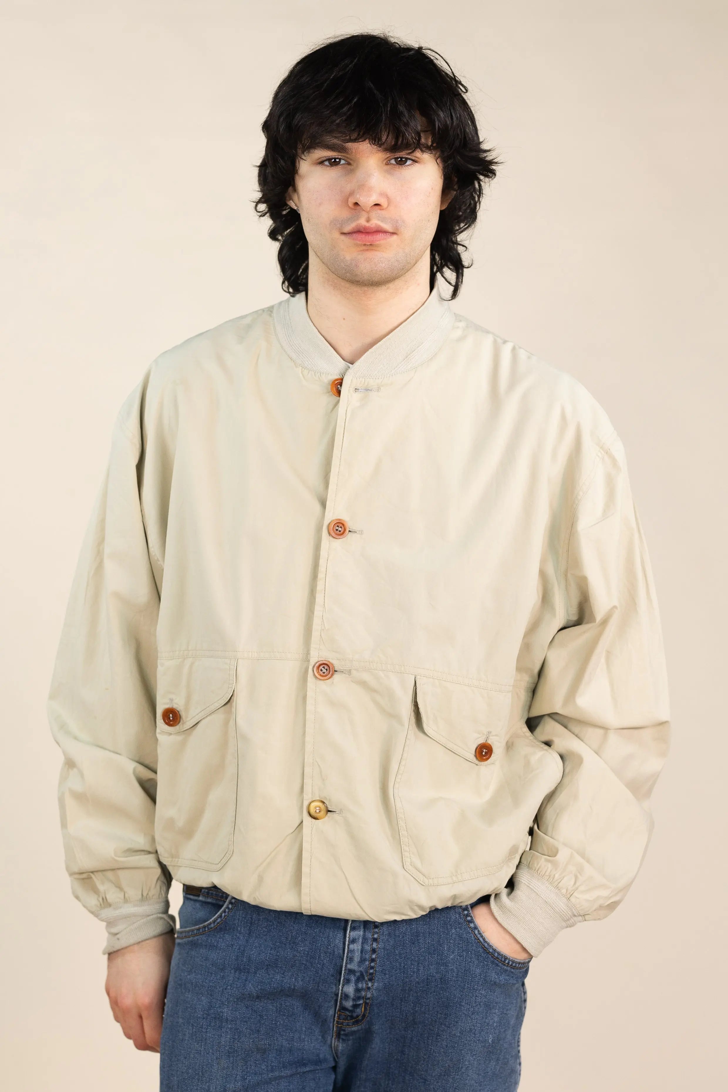Alexander - Cotton Bomber Jacket- ThriftTale.com - Vintage and second handclothing