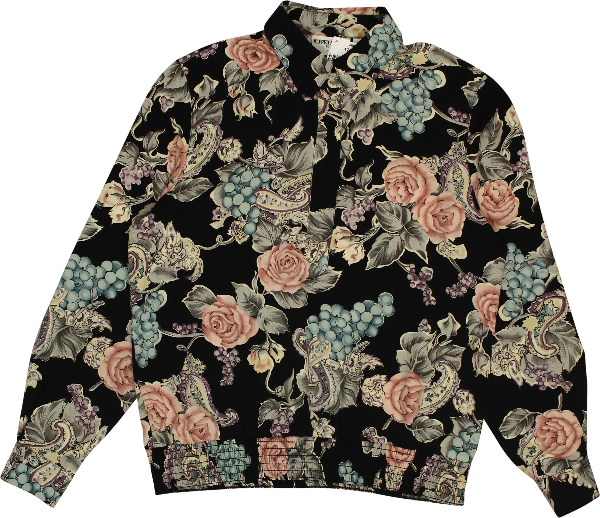 Alfred Dunner - 80s Floral Blouse- ThriftTale.com - Vintage and second handclothing