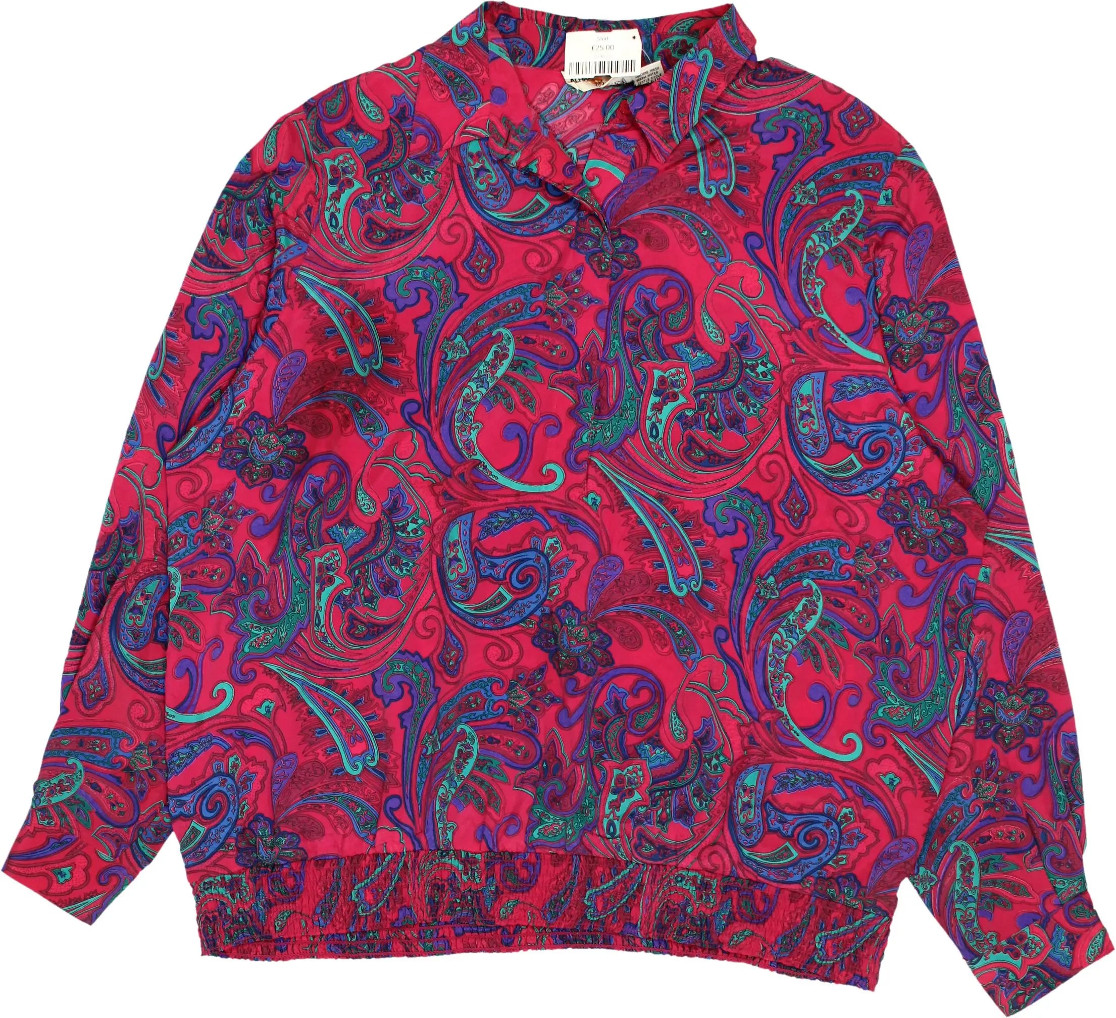 Alfred Dunner - 90s Paisley Blouse- ThriftTale.com - Vintage and second handclothing