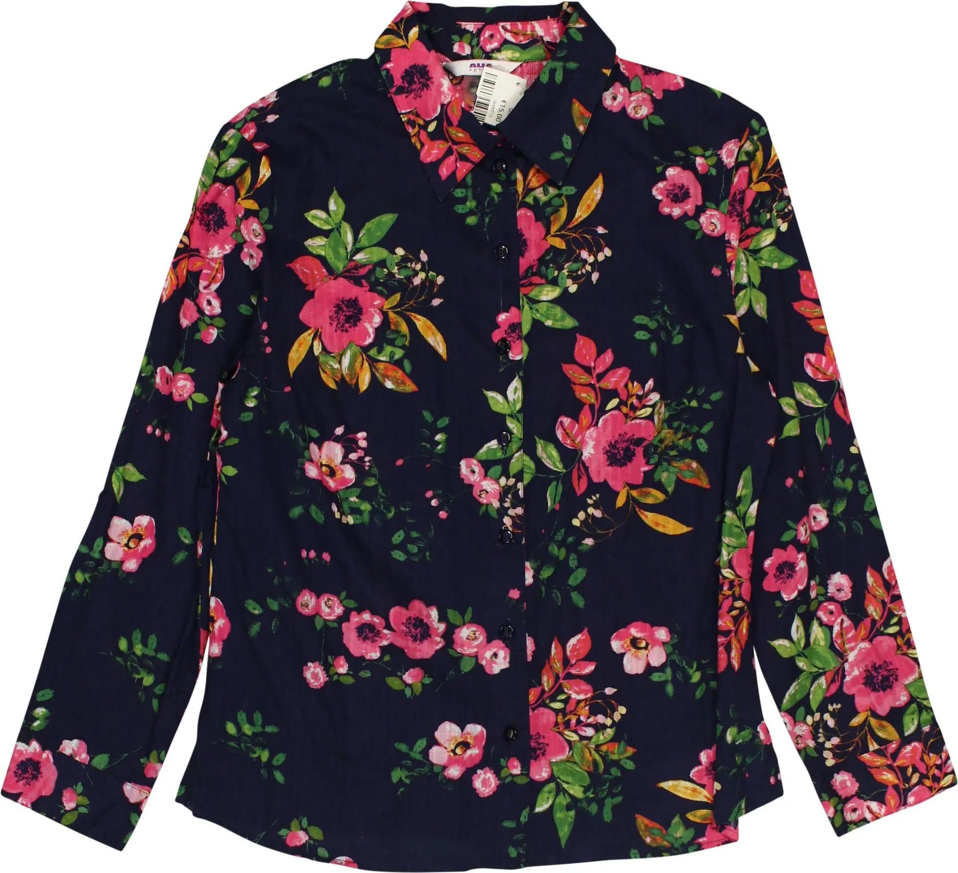 Alia - Floral Blouse- ThriftTale.com - Vintage and second handclothing