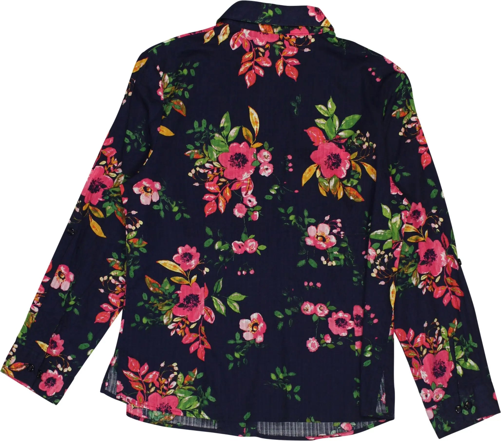 Alia - Floral Blouse- ThriftTale.com - Vintage and second handclothing