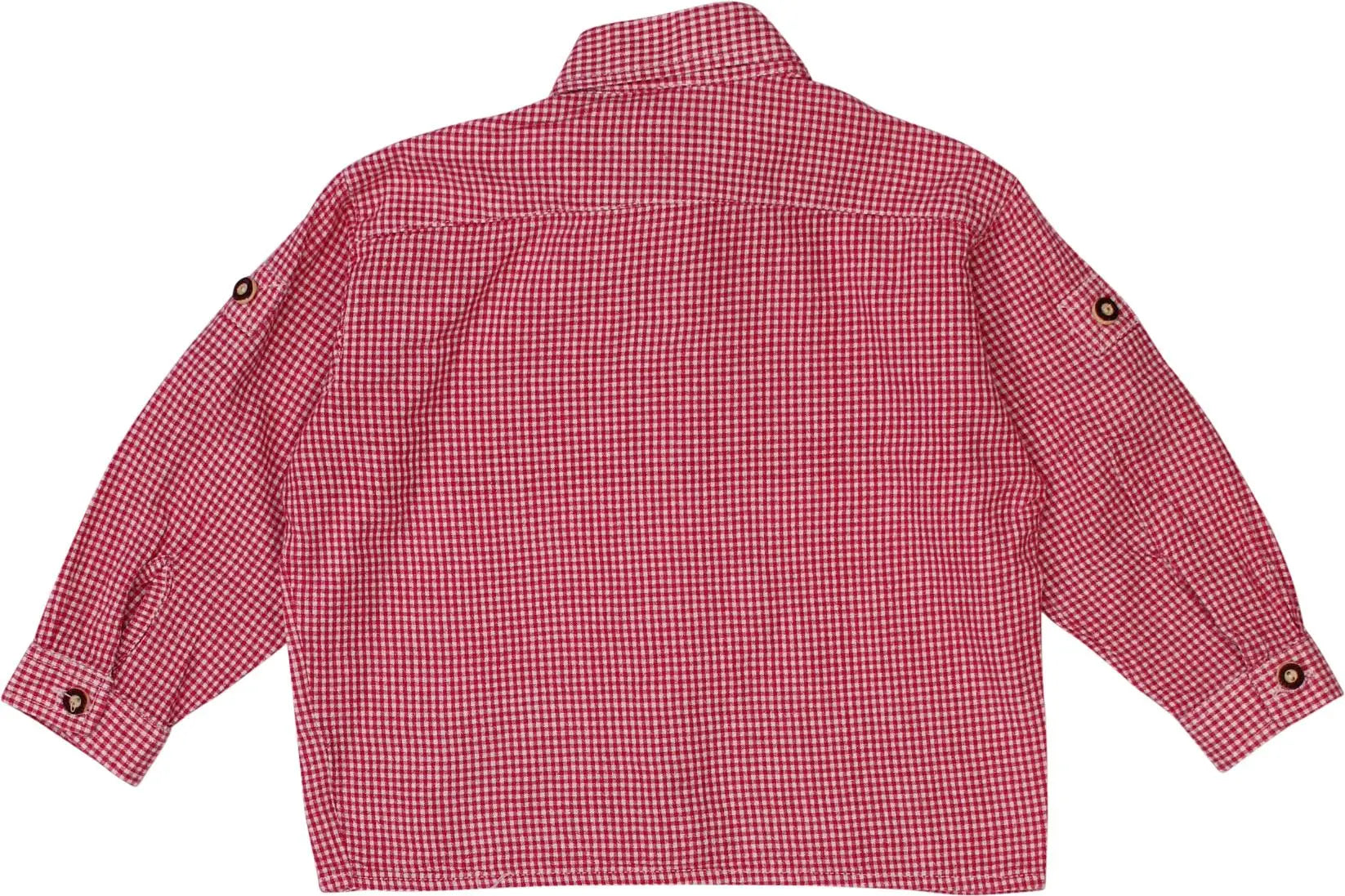 Alpen Kitz Trachten - Checkered Blouse- ThriftTale.com - Vintage and second handclothing