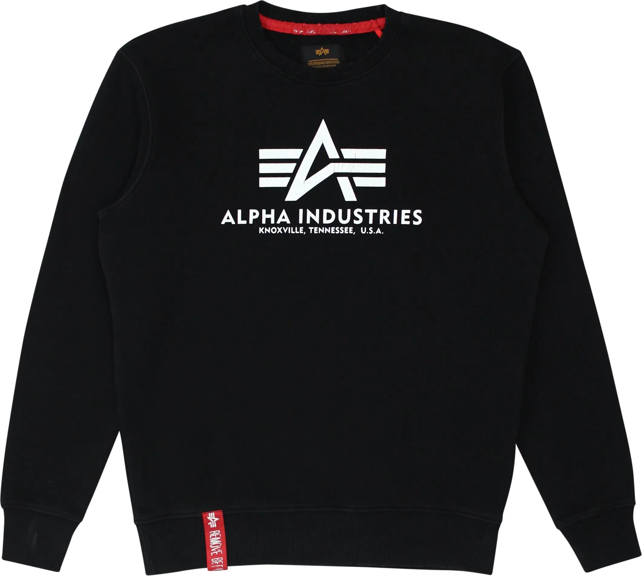 Alpha Industries - Crewneck Sweatshirt by Alpha Industries- ThriftTale.com - Vintage and second handclothing