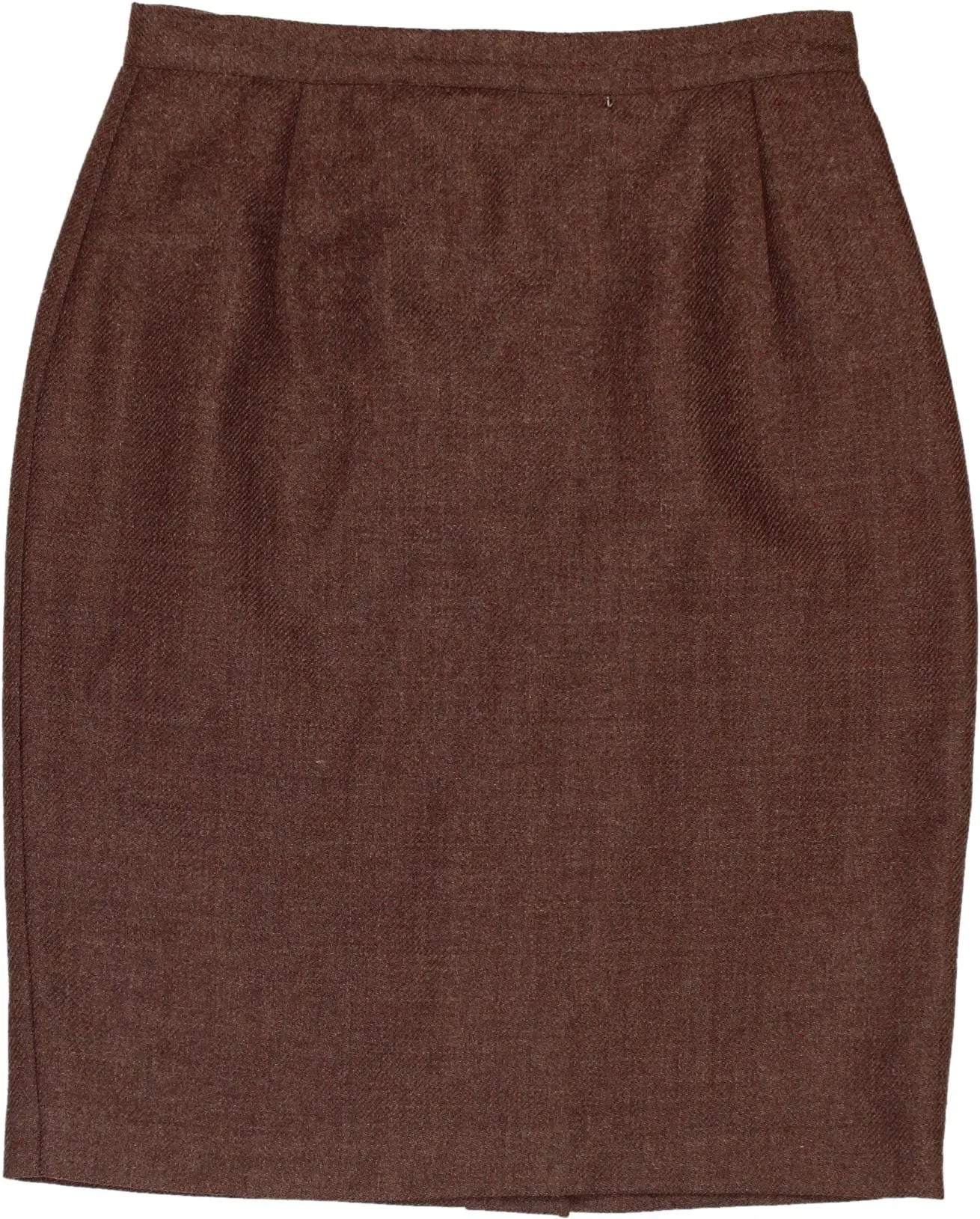 Andrea Maré - 90s Wool Pencil Skirt- ThriftTale.com - Vintage and second handclothing