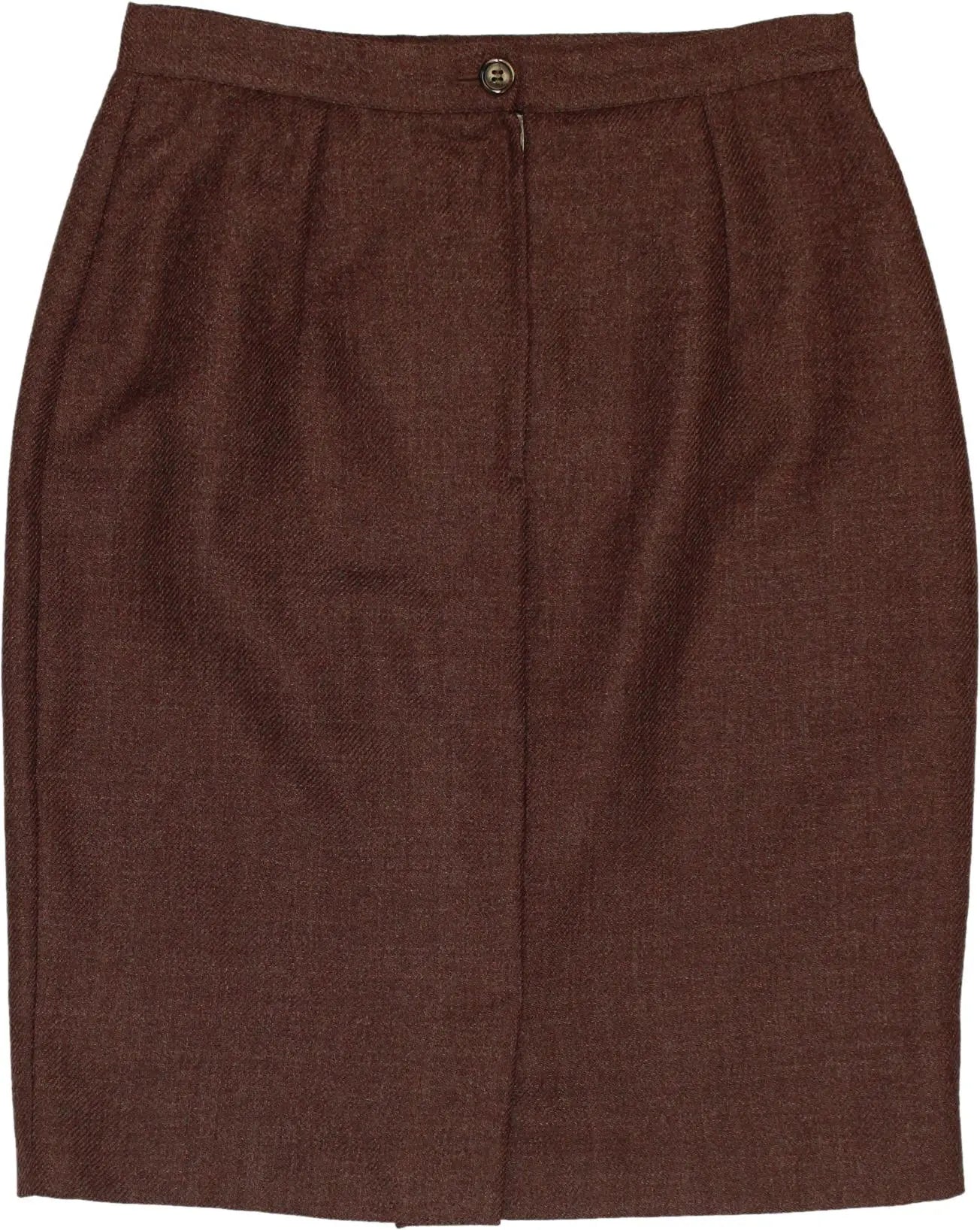 Andrea Maré - 90s Wool Pencil Skirt- ThriftTale.com - Vintage and second handclothing