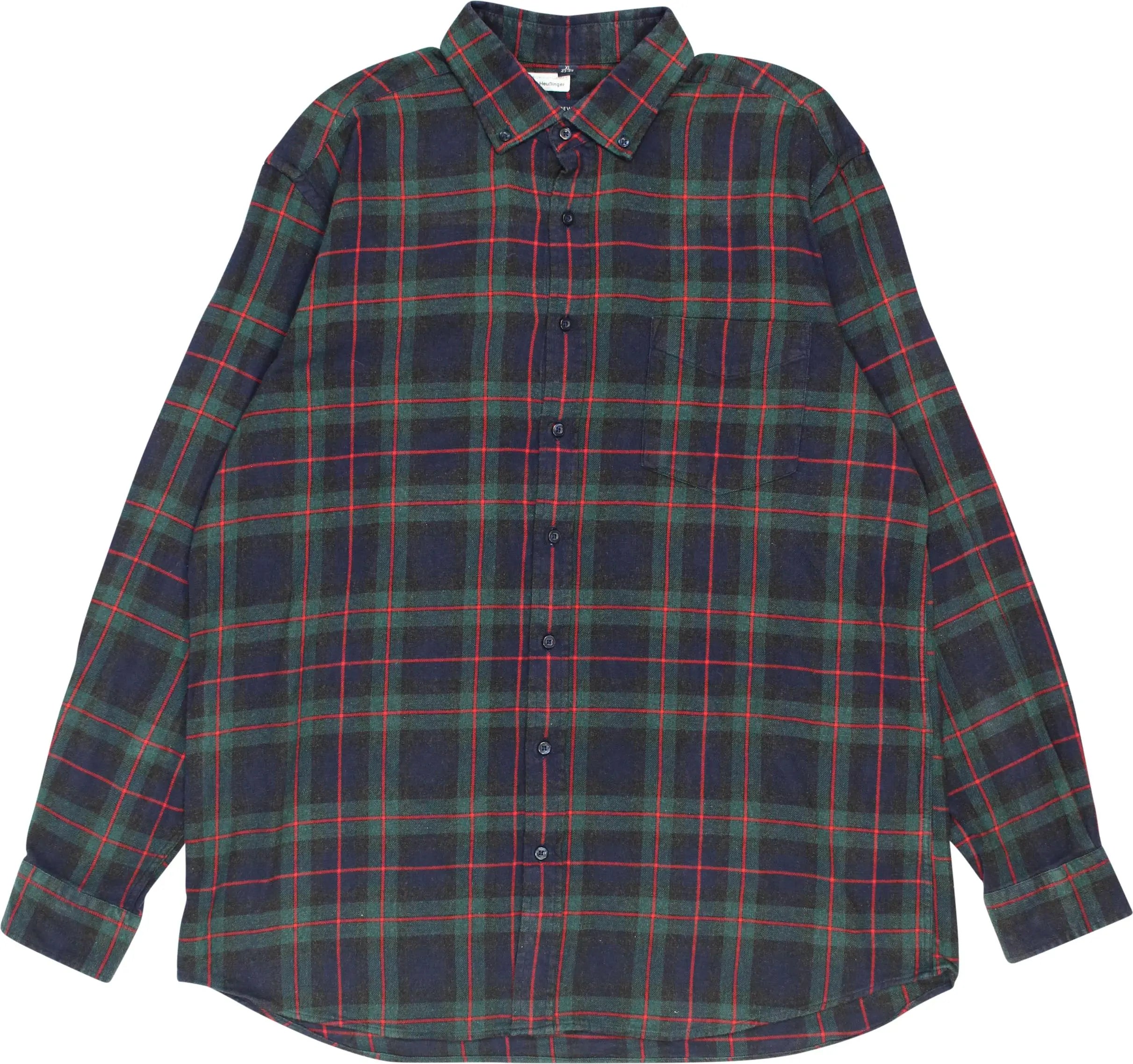 Andrew James - Green Checked Flannel- ThriftTale.com - Vintage and second handclothing