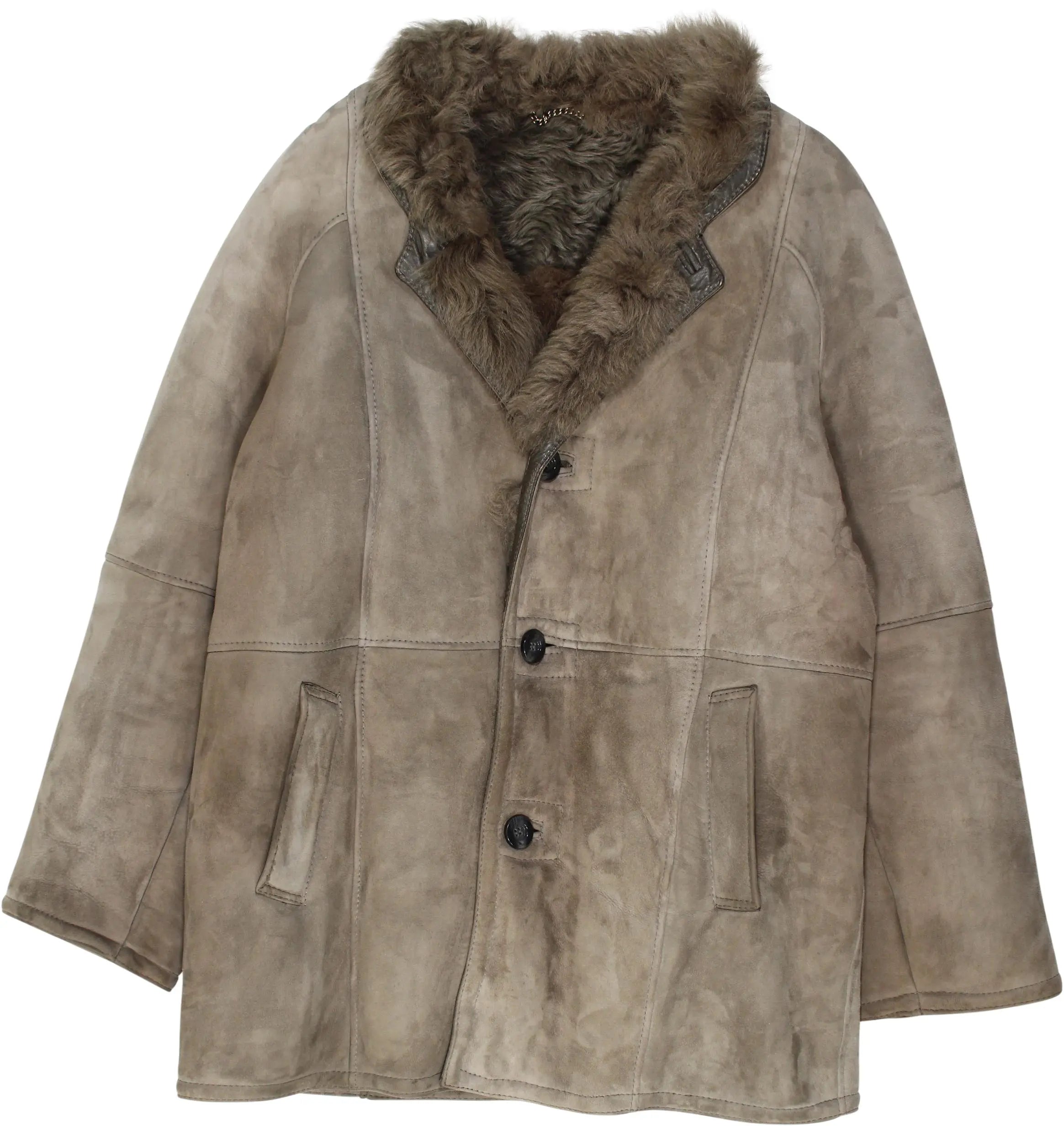 Anfor - Shearling Coat- ThriftTale.com - Vintage and second handclothing