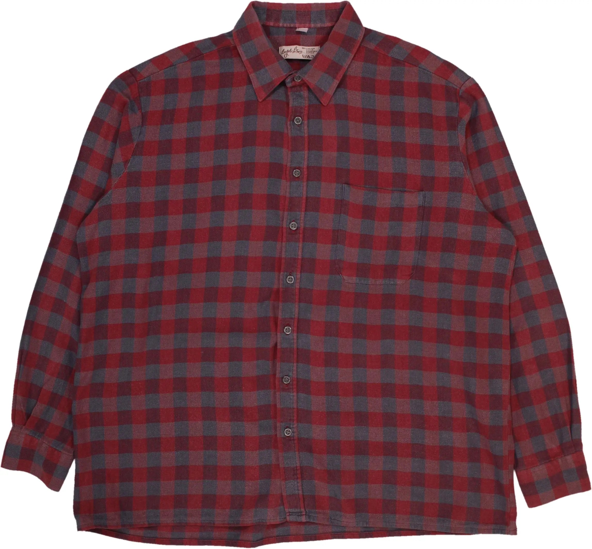 Angelo Litrico - Flannel Checked Shirt- ThriftTale.com - Vintage and second handclothing