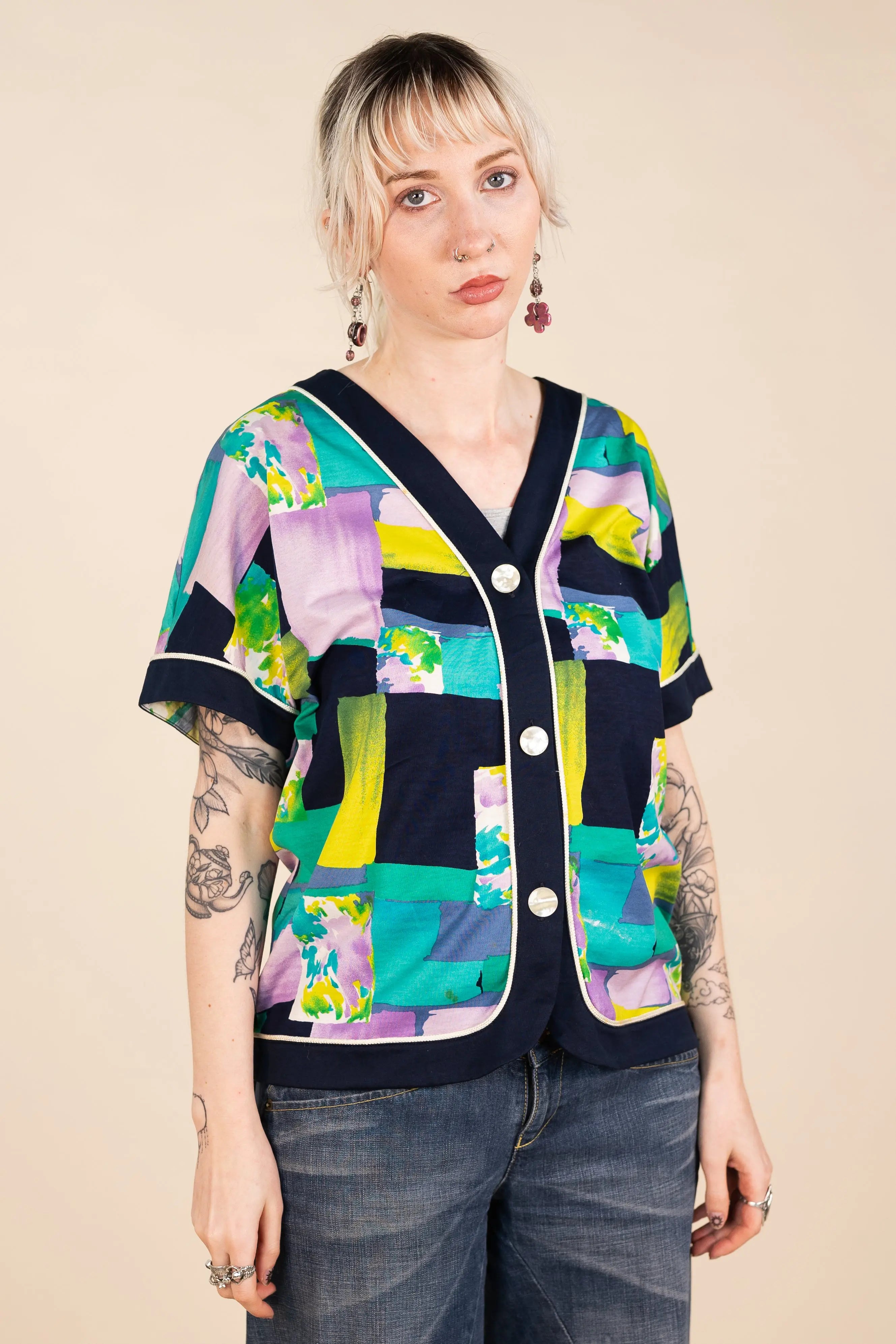 Annaval - 90s Shirt- ThriftTale.com - Vintage and second handclothing