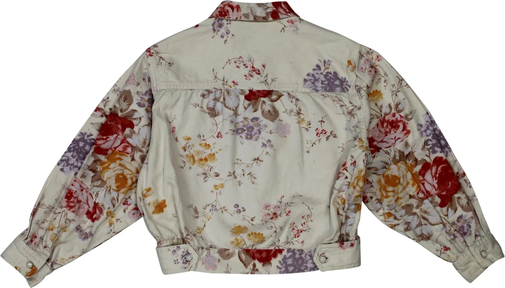 Anniverdi - Floral Denim Jacket- ThriftTale.com - Vintage and second handclothing