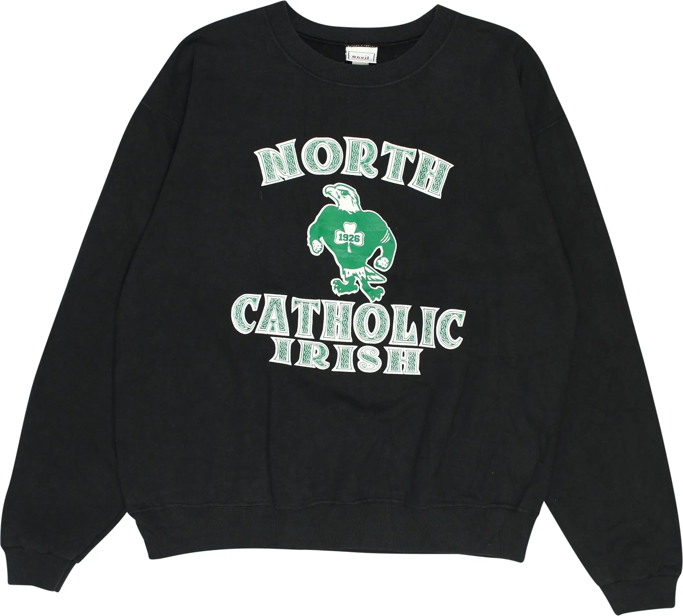 Anvil - North Catholic Irish Sweater- ThriftTale.com - Vintage and second handclothing