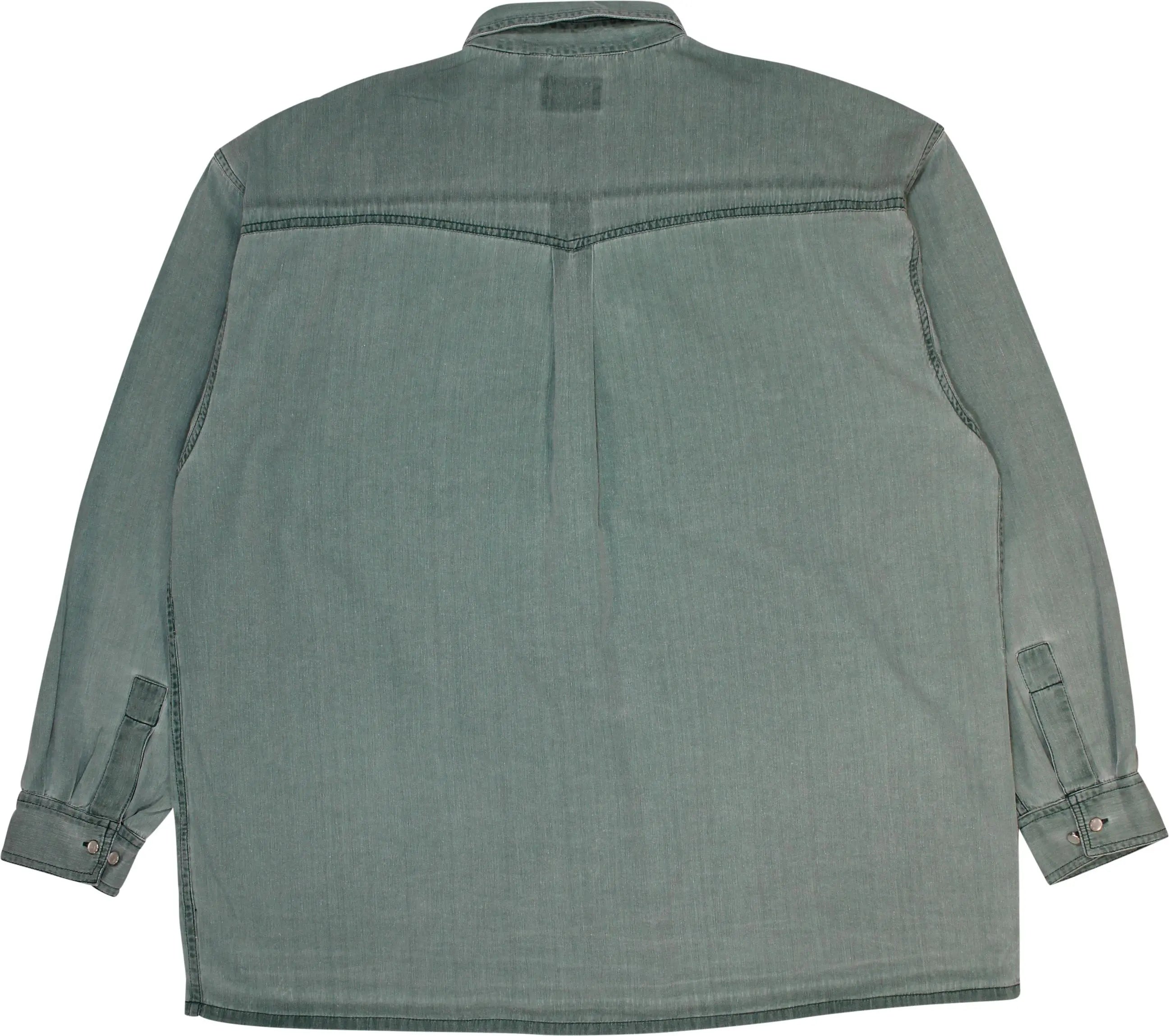Arizona - Vintage Green Denim Shirt- ThriftTale.com - Vintage and second handclothing