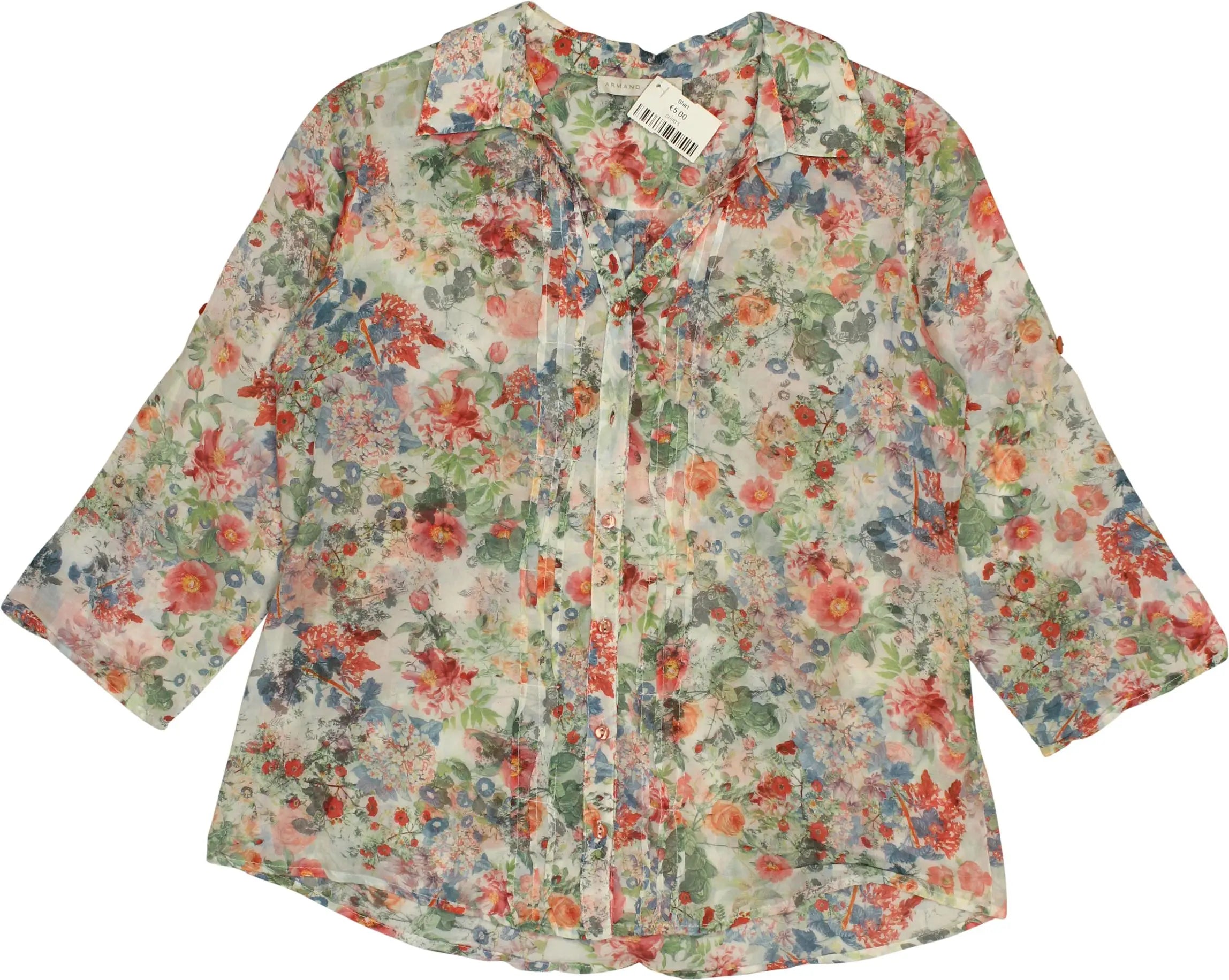 Armand Thiery - Floral Blouse- ThriftTale.com - Vintage and second handclothing