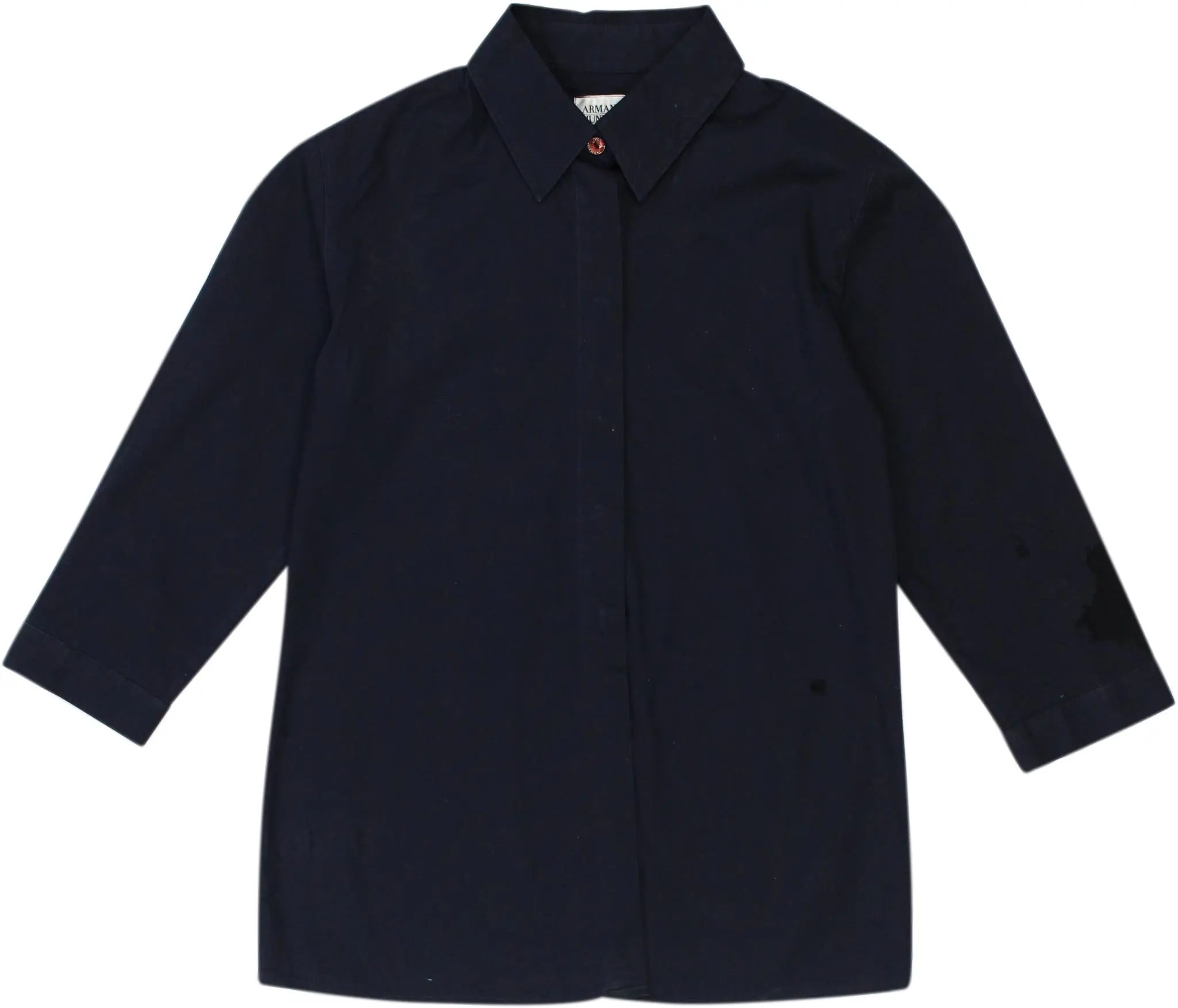 Armani Junior - Blue Shirt by Armani- ThriftTale.com - Vintage and second handclothing