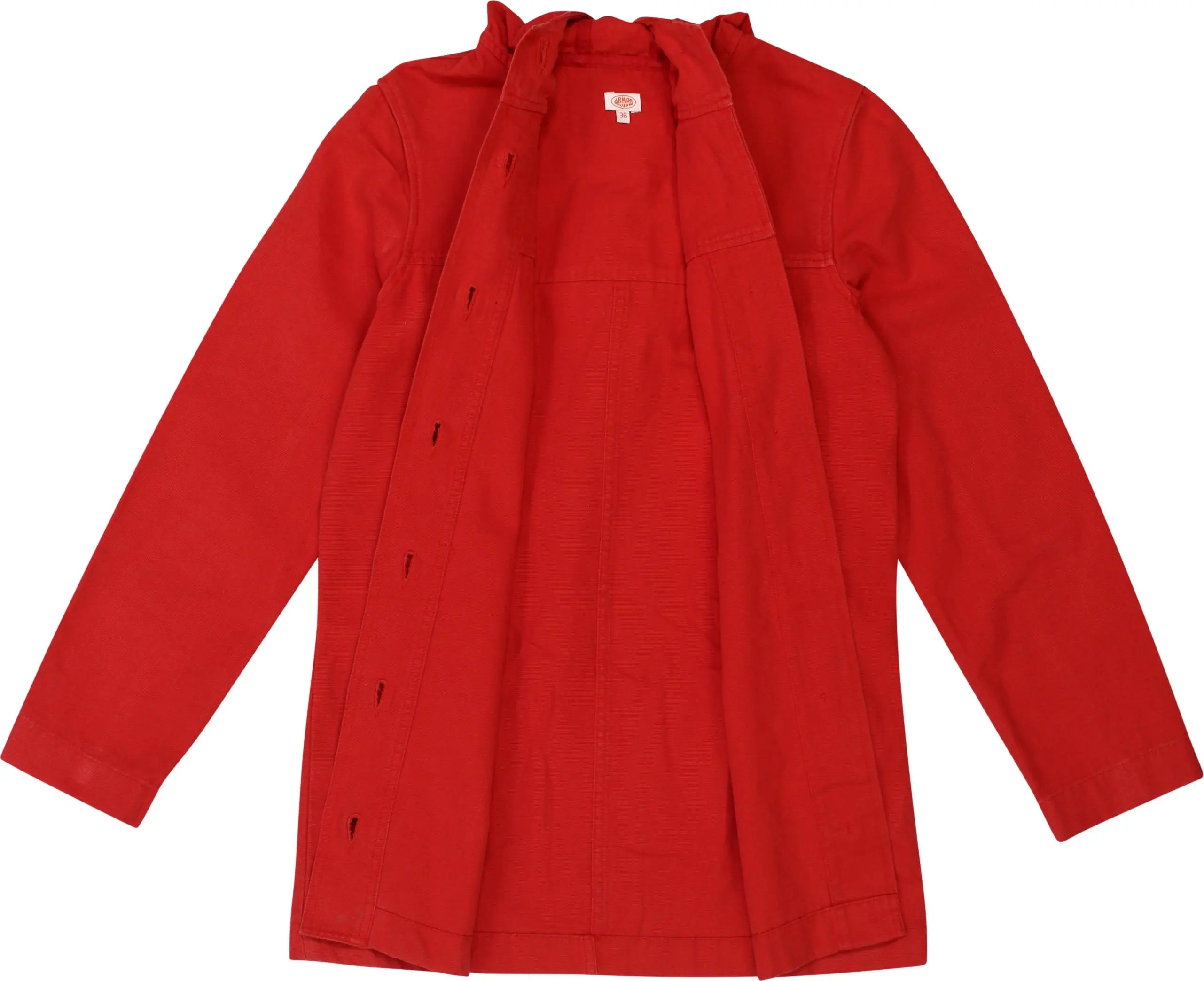 Armor Lux - Red Jacket by Armor Lux- ThriftTale.com - Vintage and second handclothing