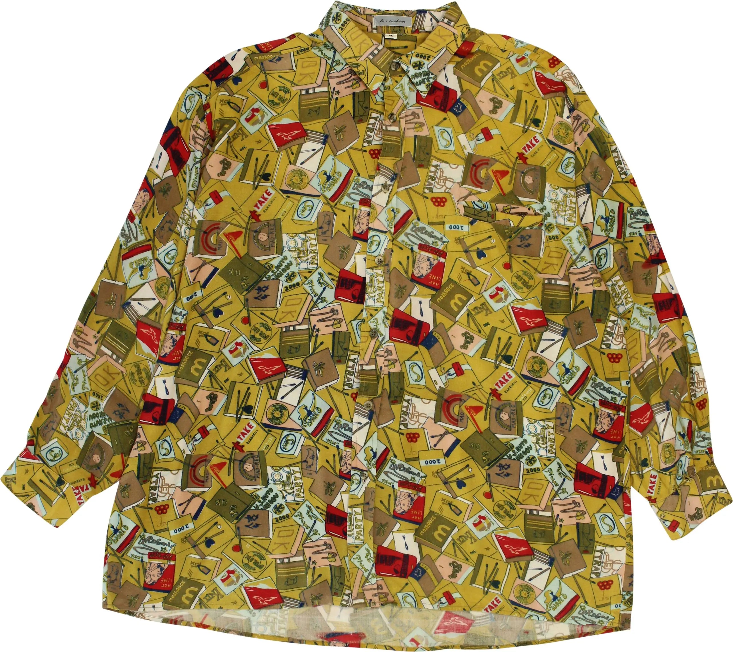 Art Fashion - 90s Shirt- ThriftTale.com - Vintage and second handclothing