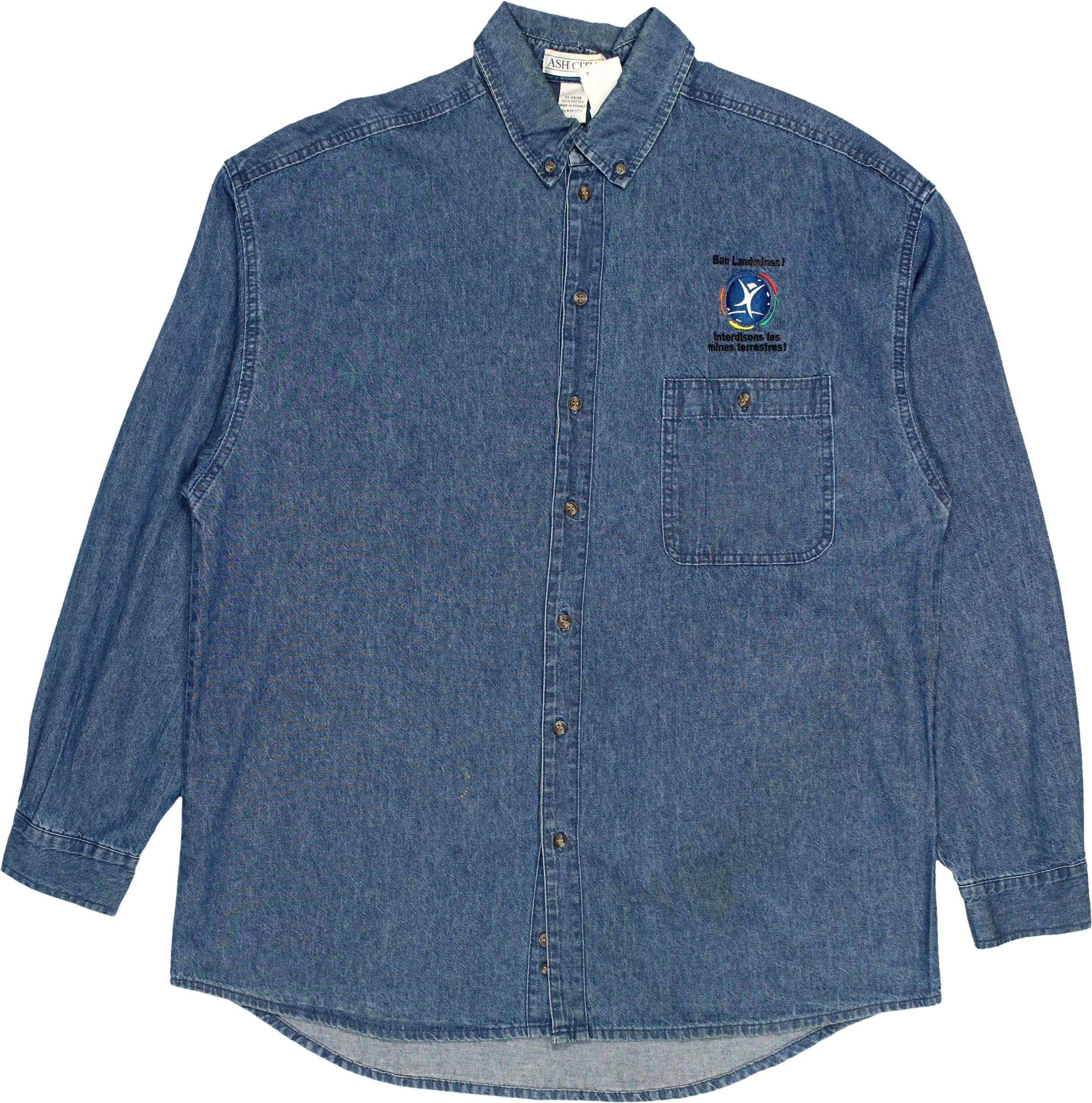 Ash City - Denim Shirt- ThriftTale.com - Vintage and second handclothing