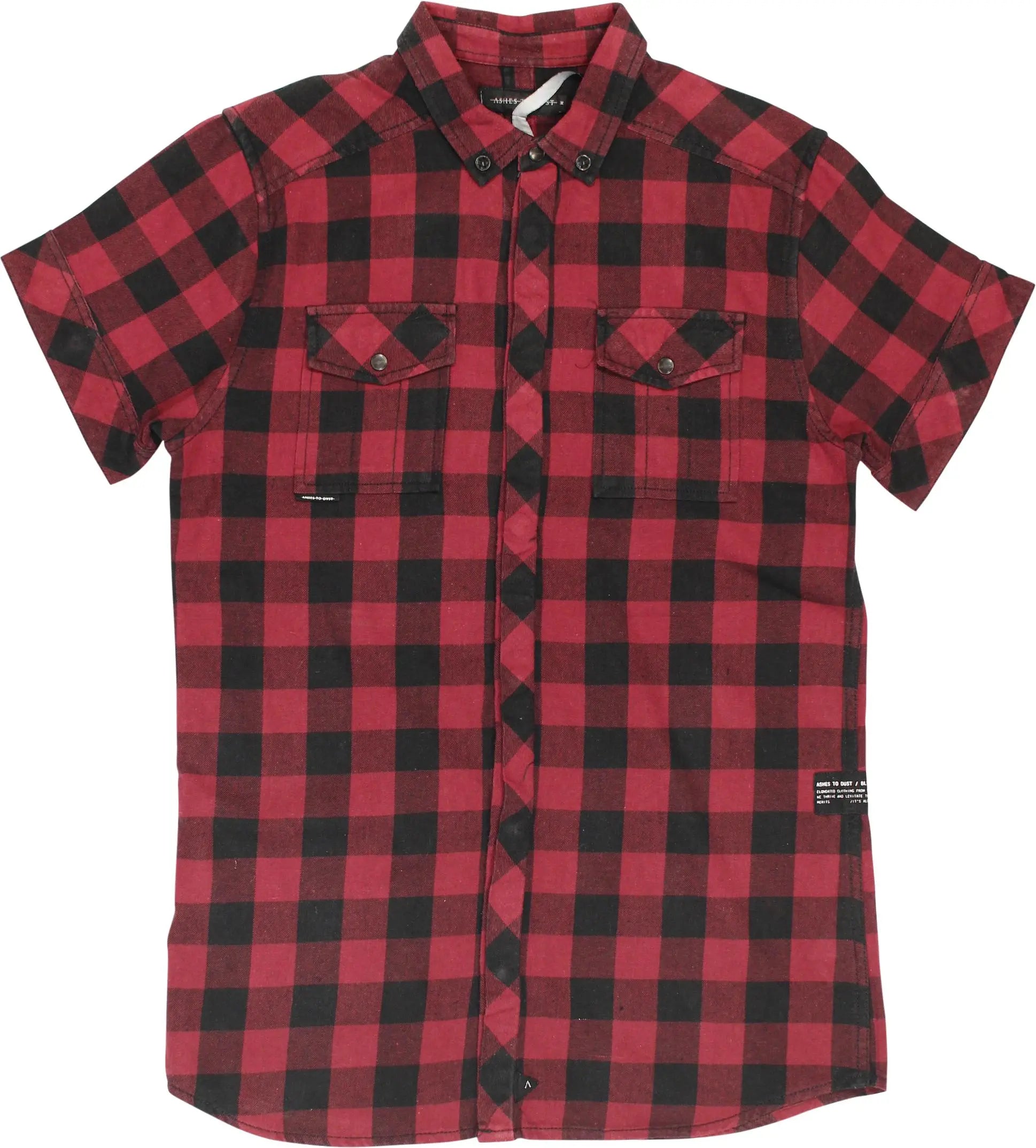 Ashes to Dust - Checkered Shirt- ThriftTale.com - Vintage and second handclothing