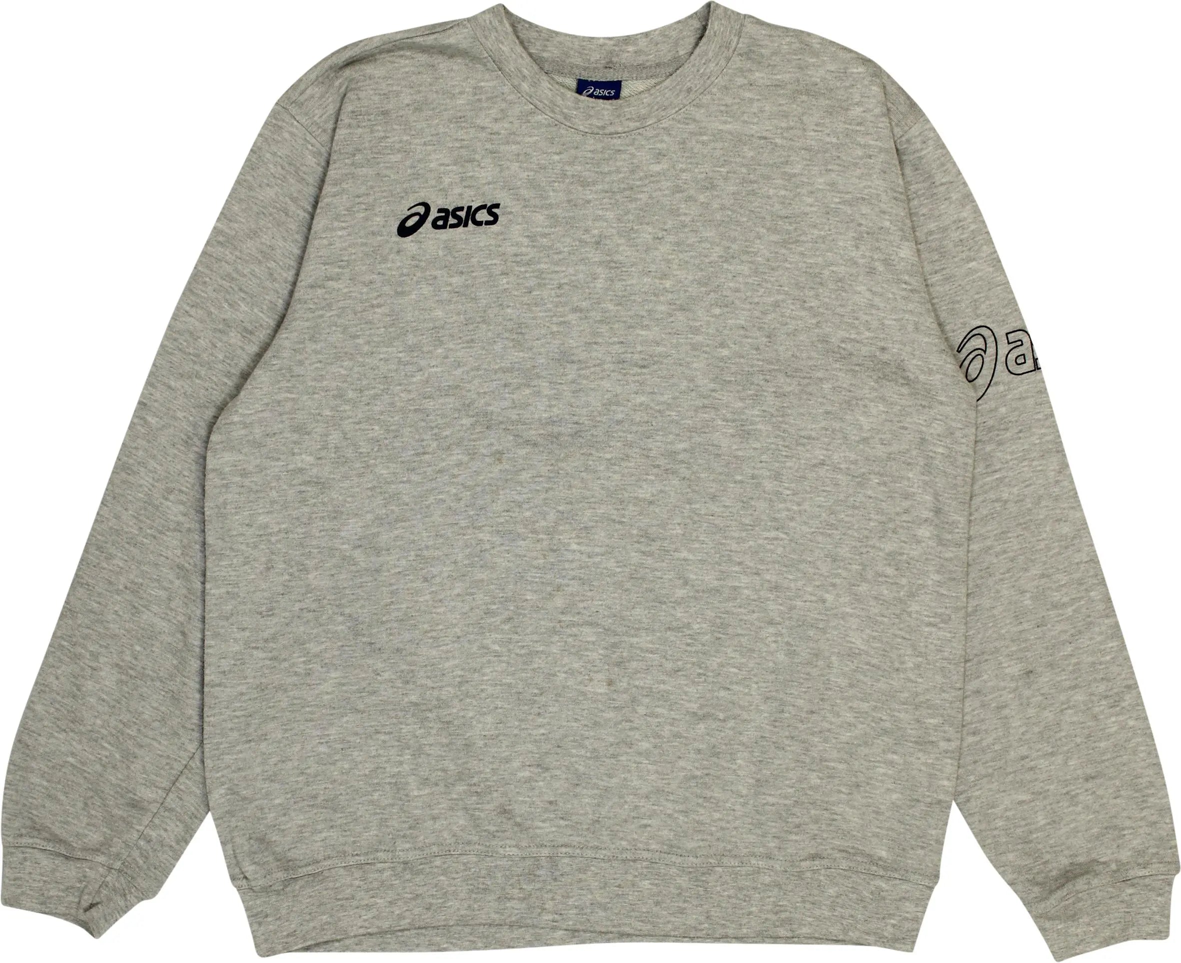 Asics - Grey Sweater by Asics- ThriftTale.com - Vintage and second handclothing